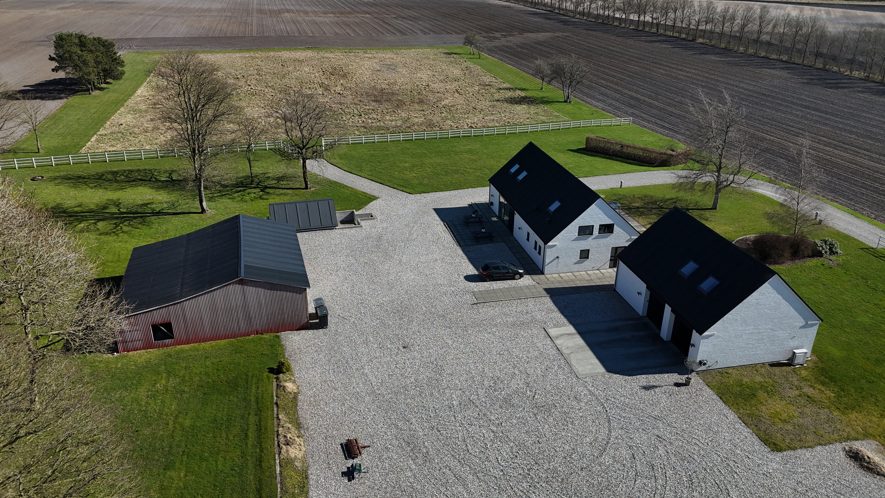Fremhævet luftfoto billede i fuldskærmstilstand. Billede af Kølkærvej 57, Hammerum, 7400 Herning