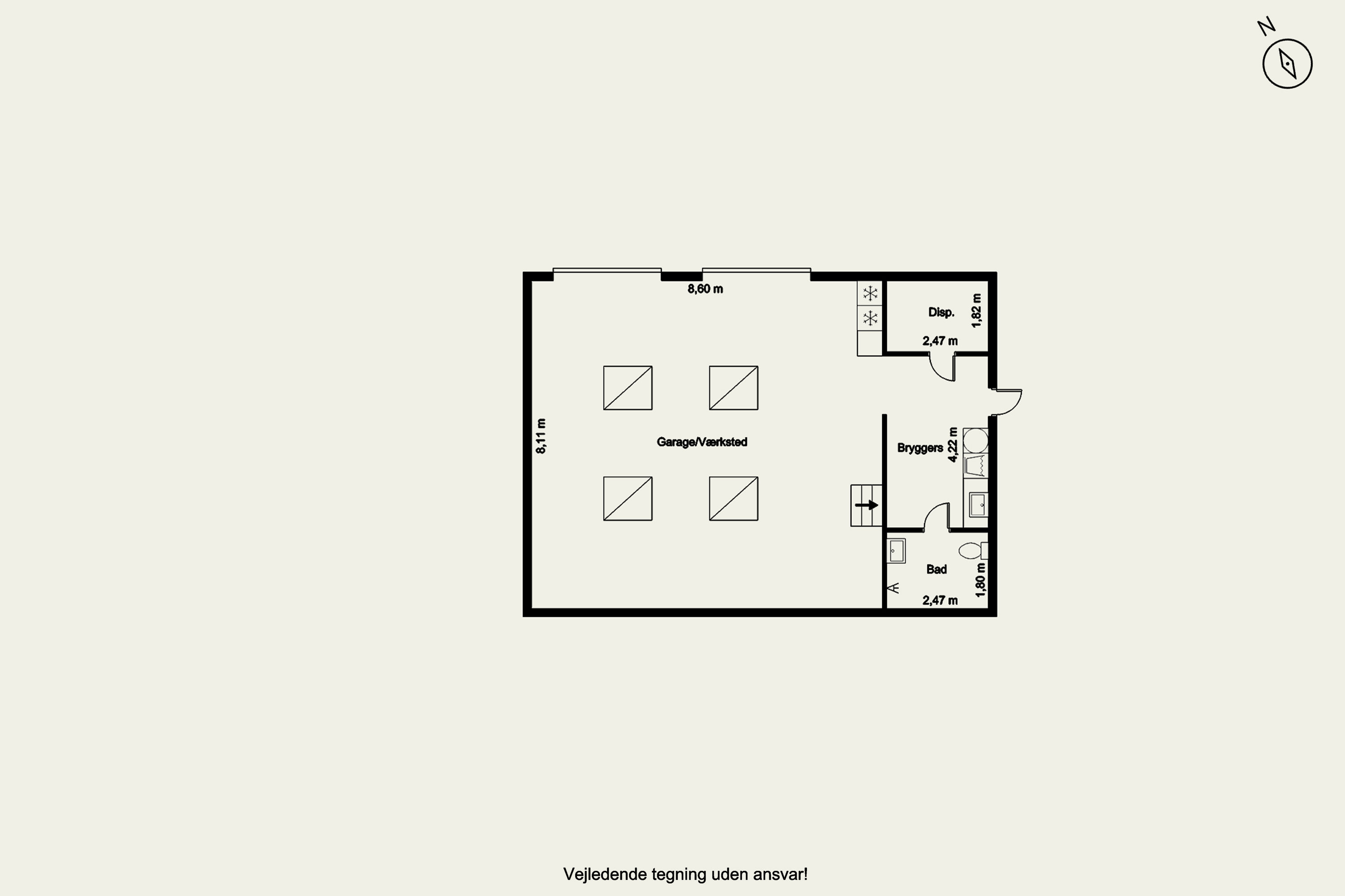 Plantegninger billede af Kølkærvej 57, Hammerum, 7400 Herning