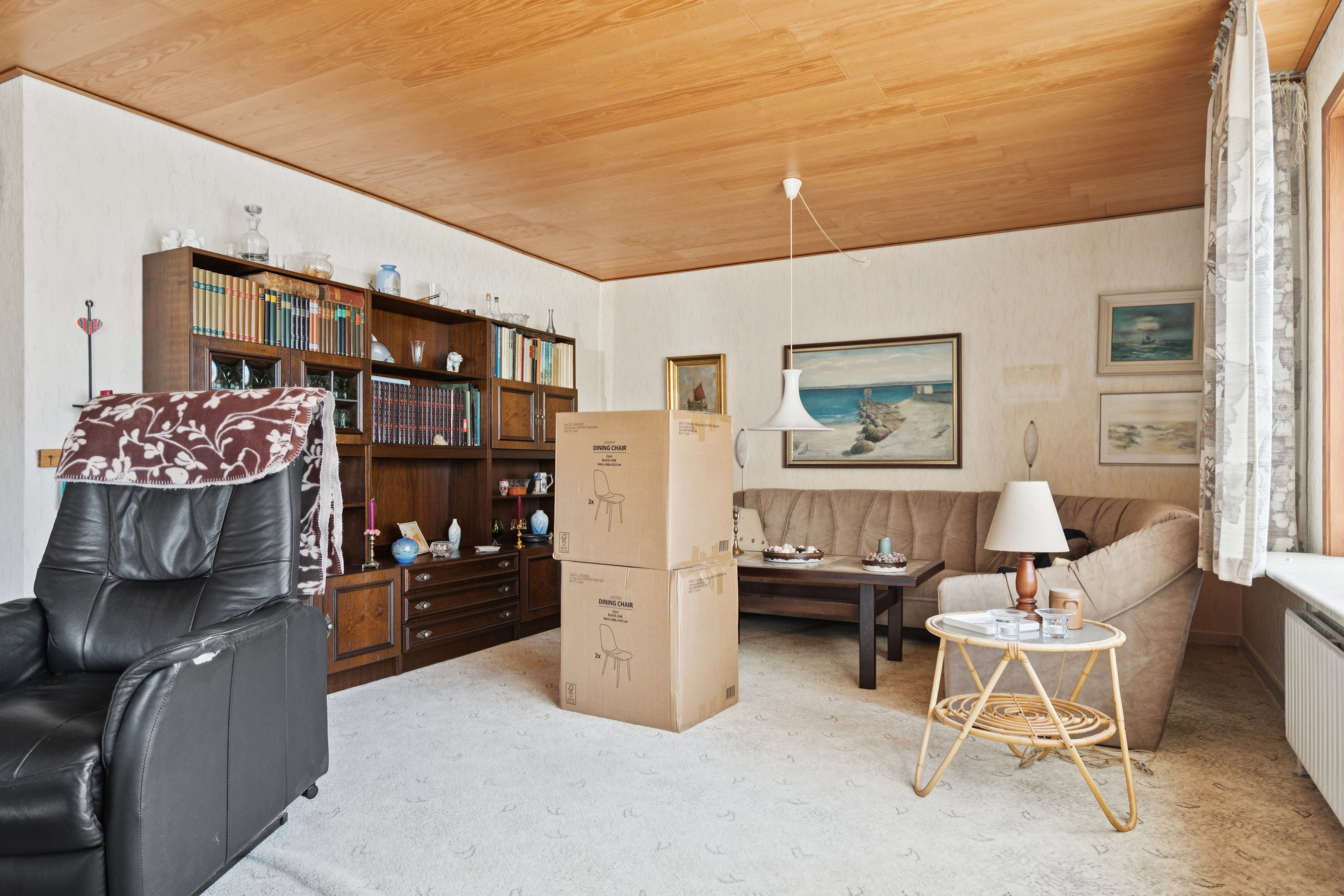 Fremhævet stue billede i fuldskærmstilstand. Billede af Højersgade 6, 9850 Hirtshals