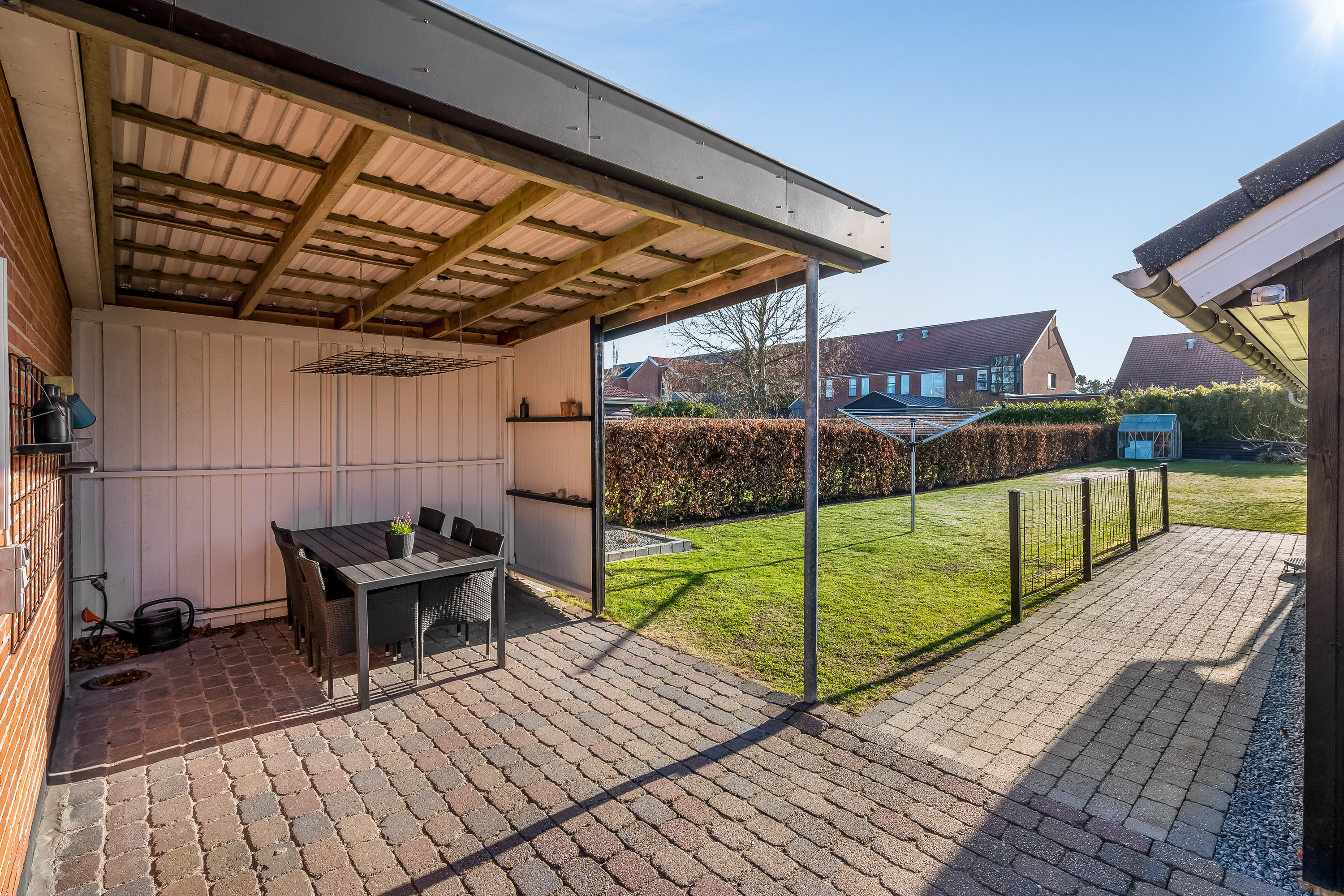 Fremhævet terrasse billede i fuldskærmstilstand. Billede af Søndergade 49, 6870 Ølgod