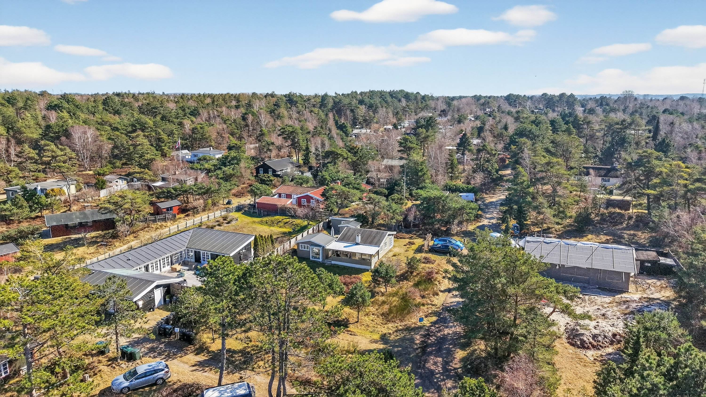Fremhævet luftfoto billede i fuldskærmstilstand. Billede af Skærby Dal 26, Skærby Strand, 4500 Nykøbing Sj