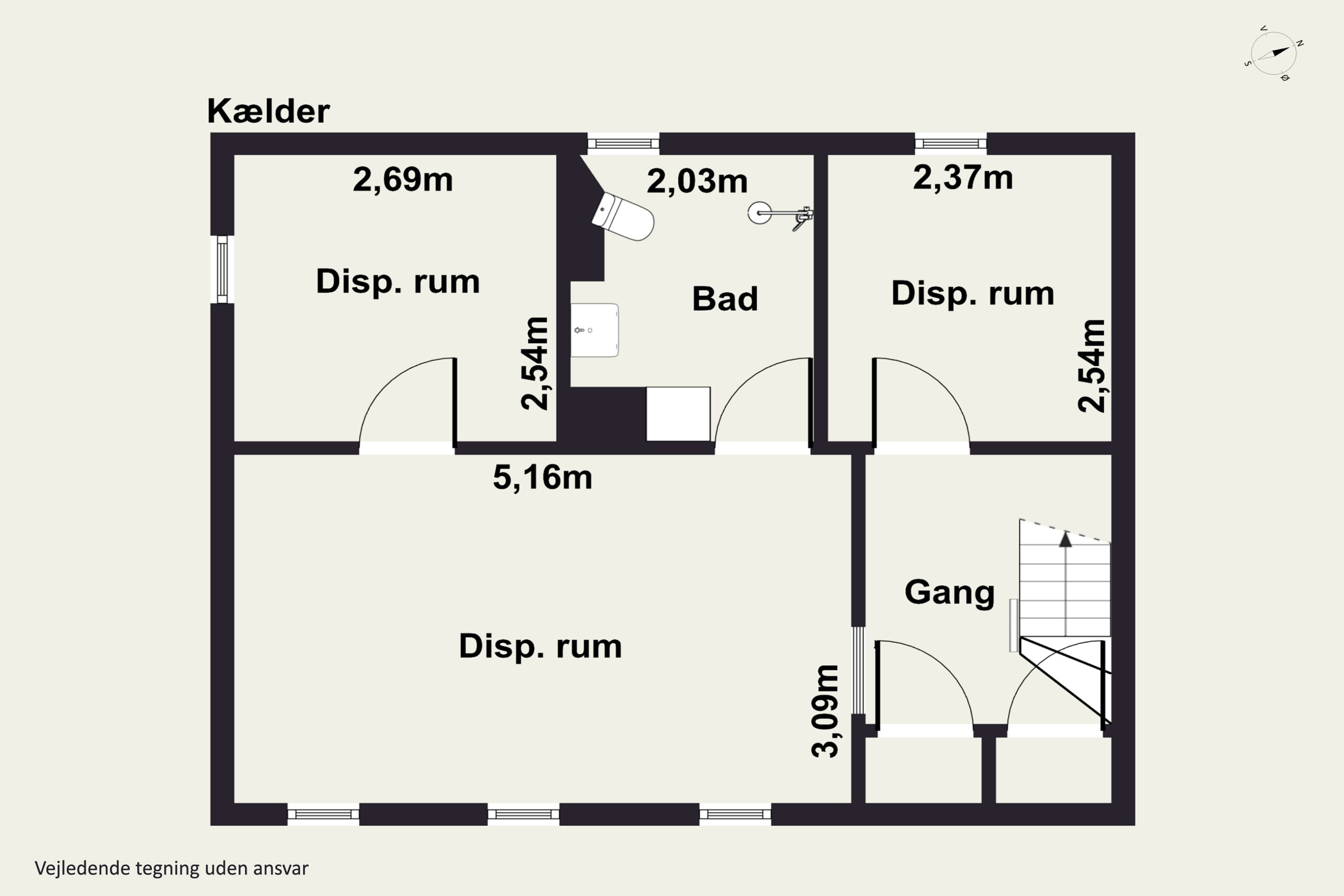 Plantegninger billede af Møllegade 17, 3700 Rønne