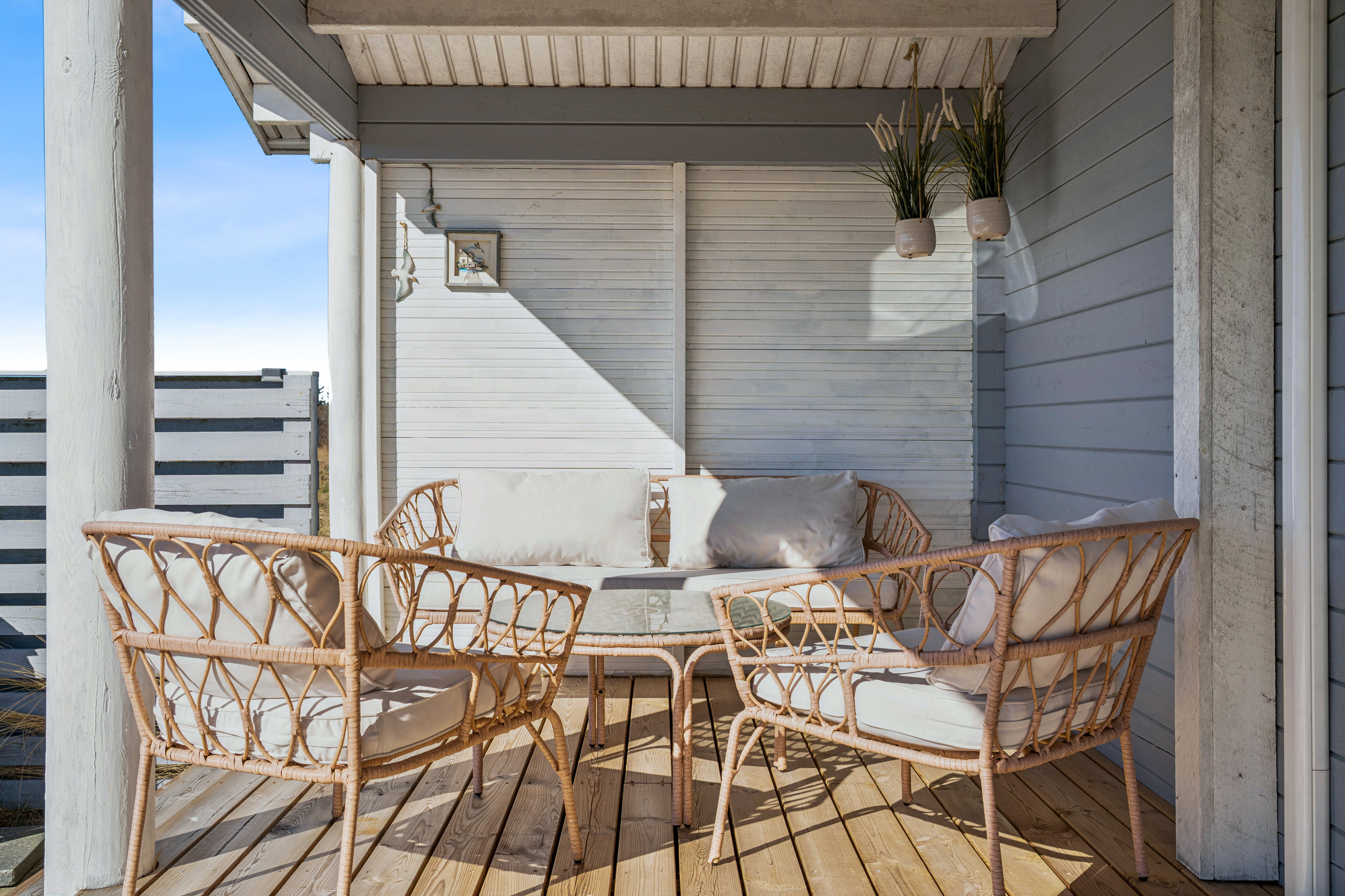 Fremhævet terrasse billede i fuldskærmstilstand. Billede af Kragekæret 17, Tornby, 9850 Hirtshals