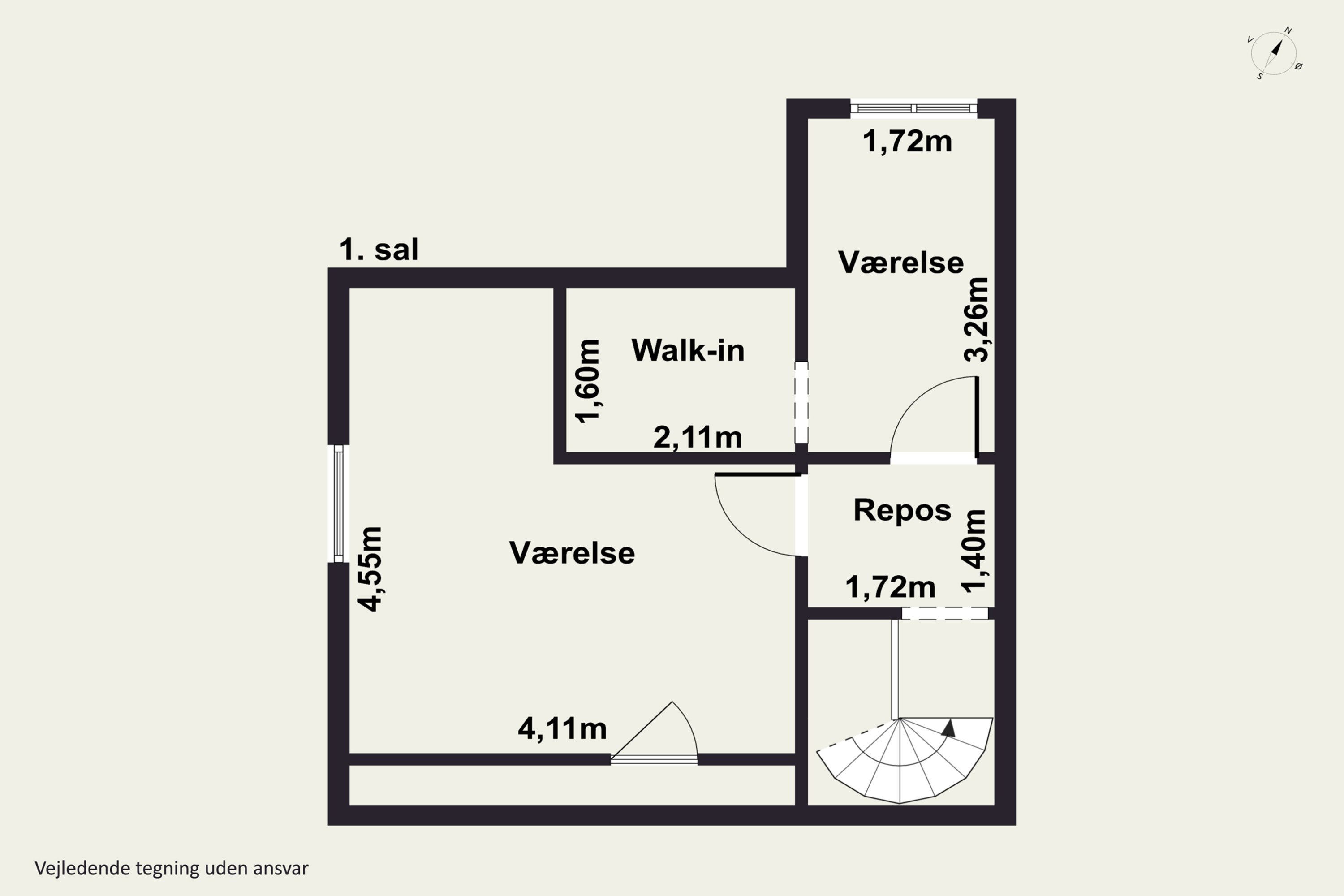 Plantegninger billede af Åkirkebyvej 16, Rønne, 3700 Rønne