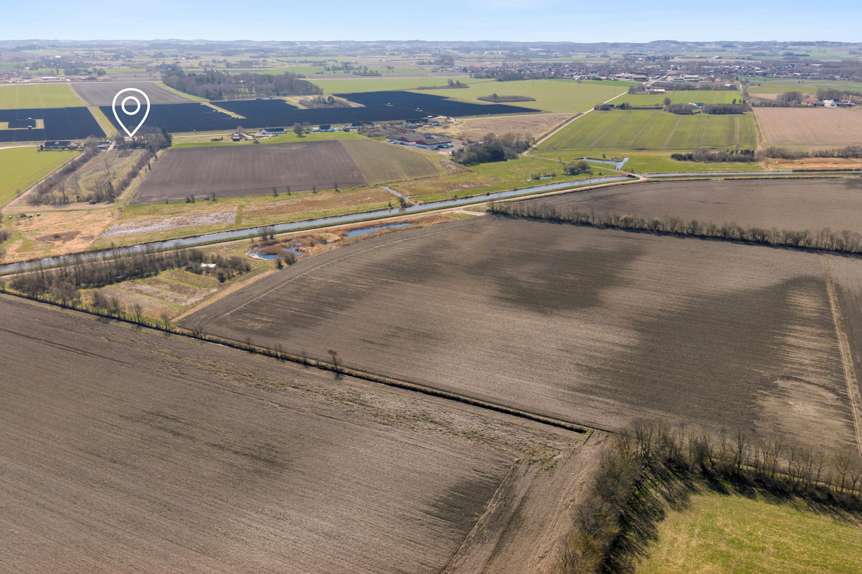 Fremhævet luftfoto billede i fuldskærmstilstand. Billede af Maglebjerg 15, 4520 Svinninge