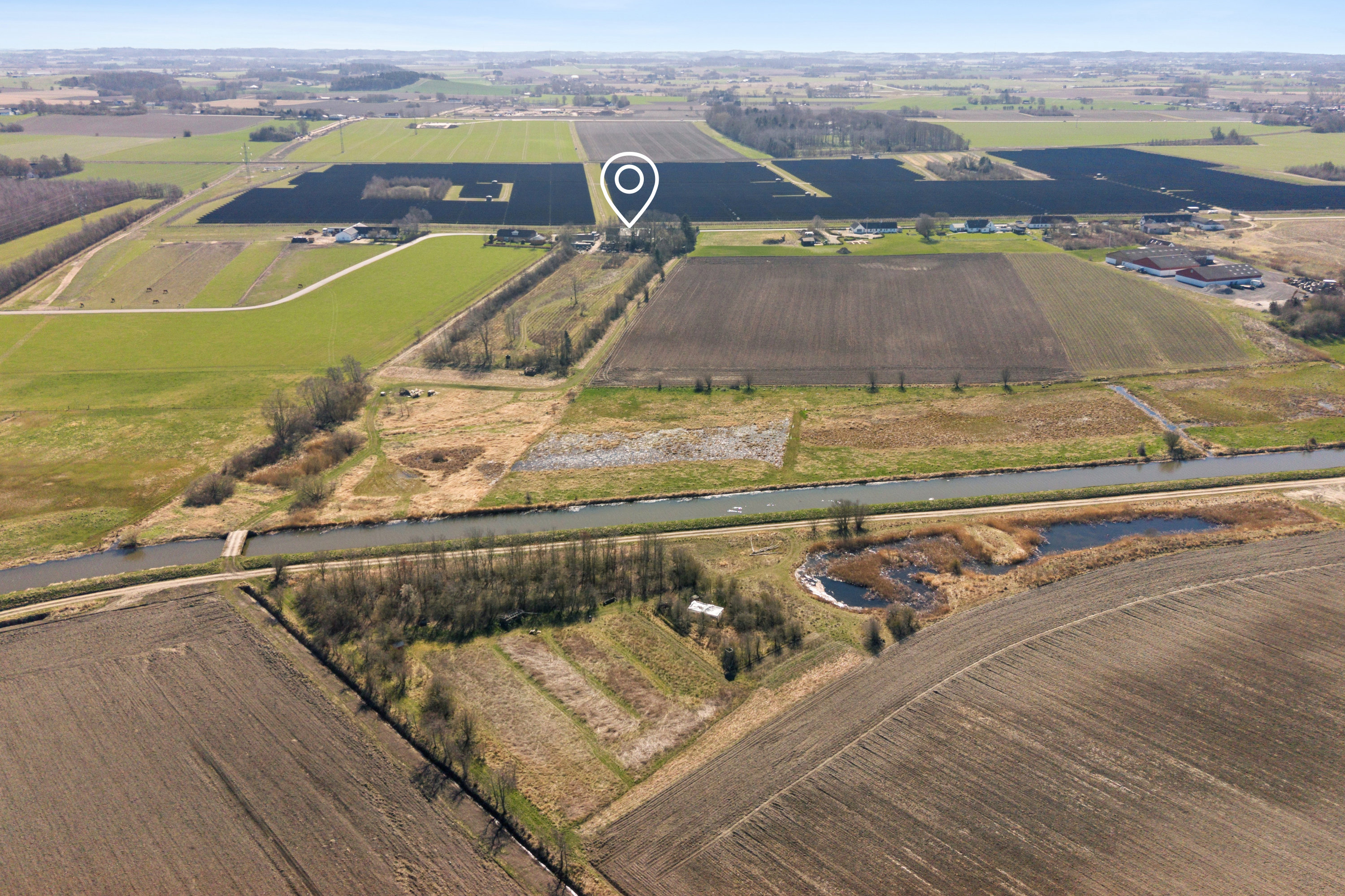 Fremhævet luftfoto billede i fuldskærmstilstand. Billede af Maglebjerg 15, 4520 Svinninge