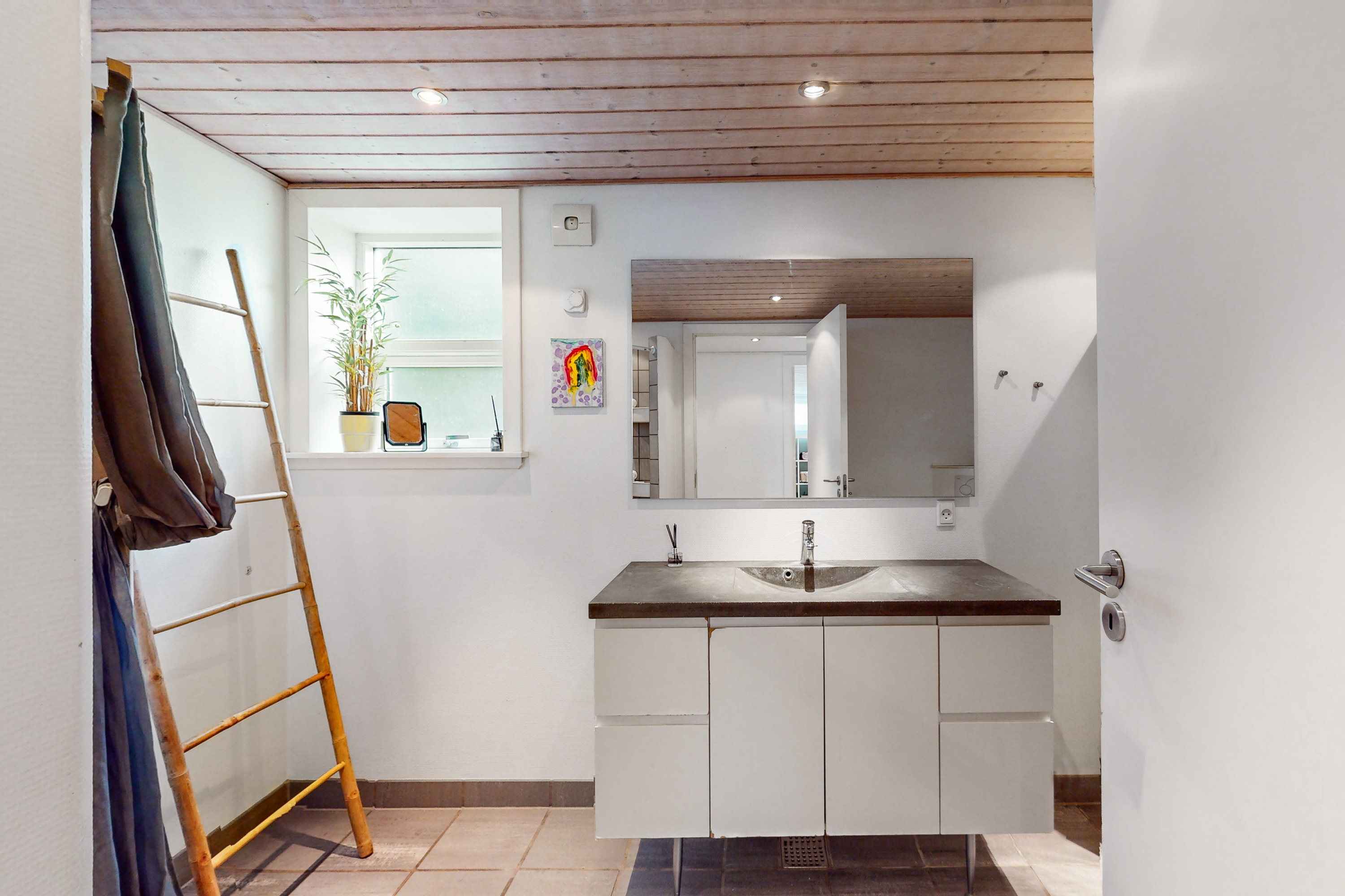 Fremhævet badeværelse  billede i fuldskærmstilstand. Billede af Nygade 27, 6900 Skjern