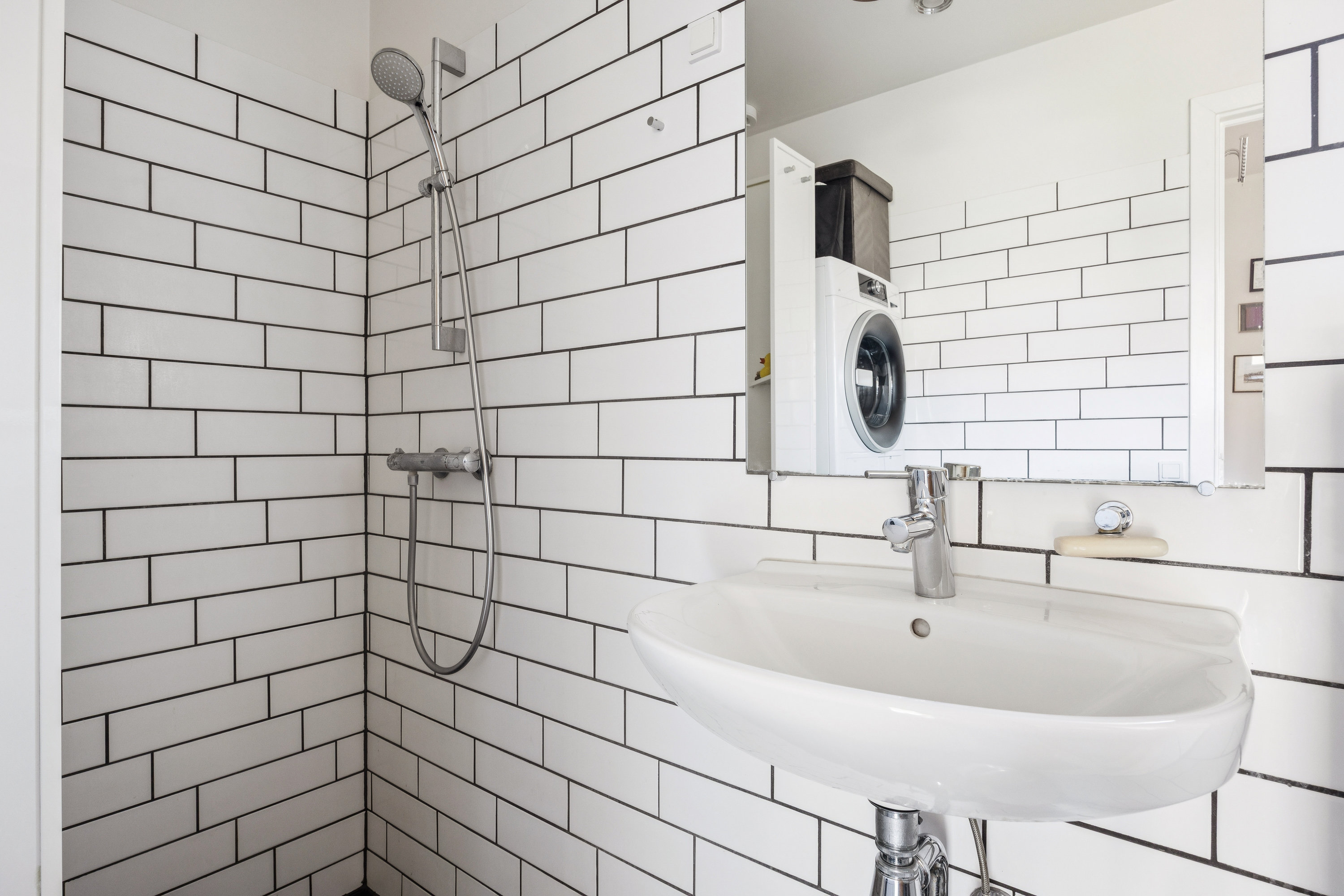 Fremhævet badeværelse billede i fuldskærmstilstand. Billede af Grønnegården 632B, 2670 Greve