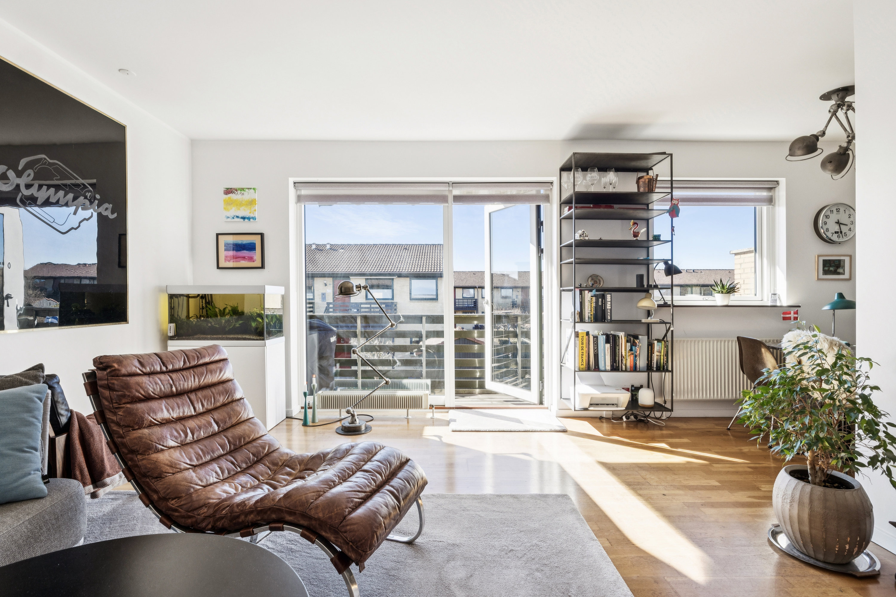 Fremhævet stue billede i fuldskærmstilstand. Billede af Grønnegården 632B, 2670 Greve