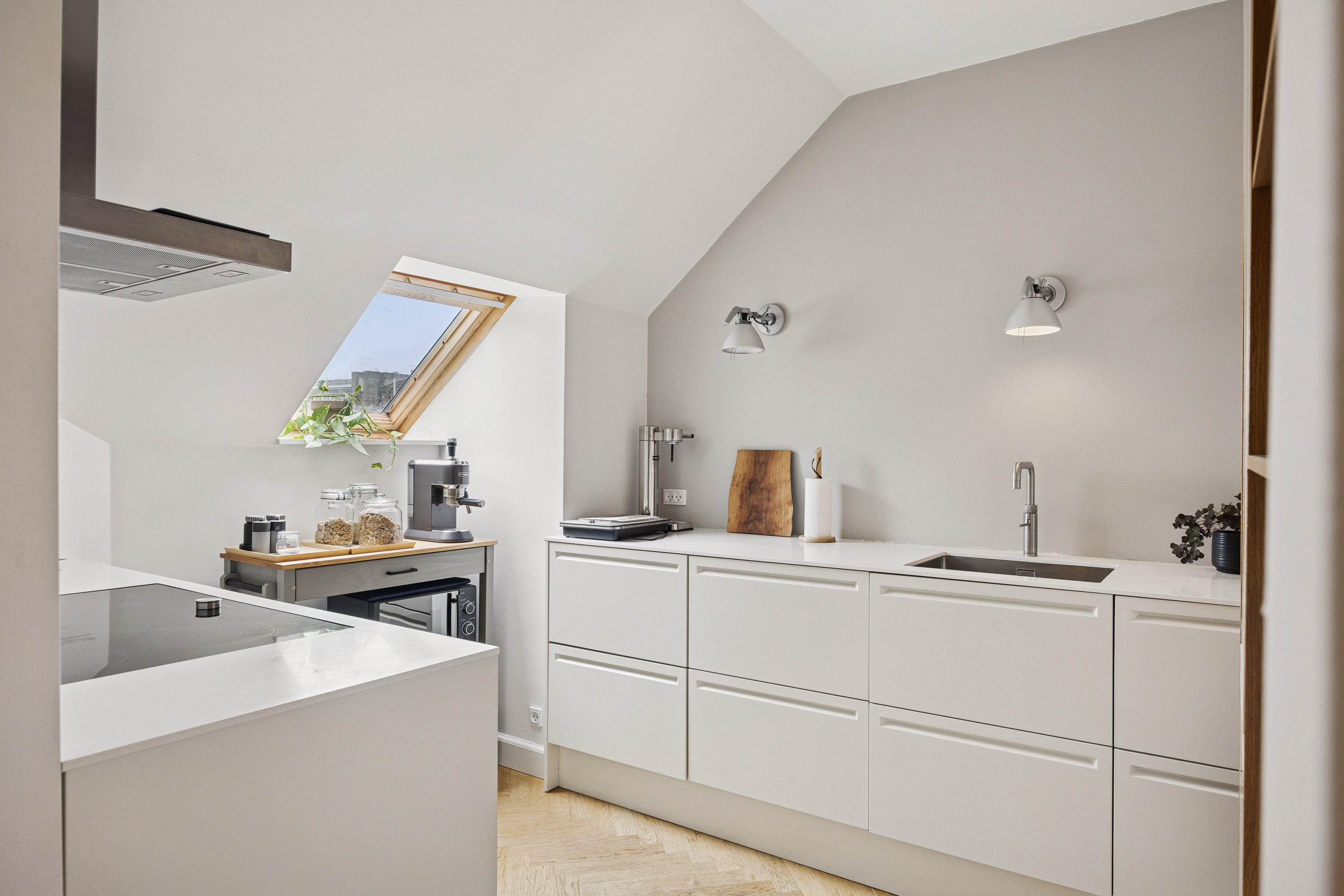 Fremhævet  billede i fuldskærmstilstand. Billede af Rosenørns Alle 65, 4. th., 1970 Frederiksberg C