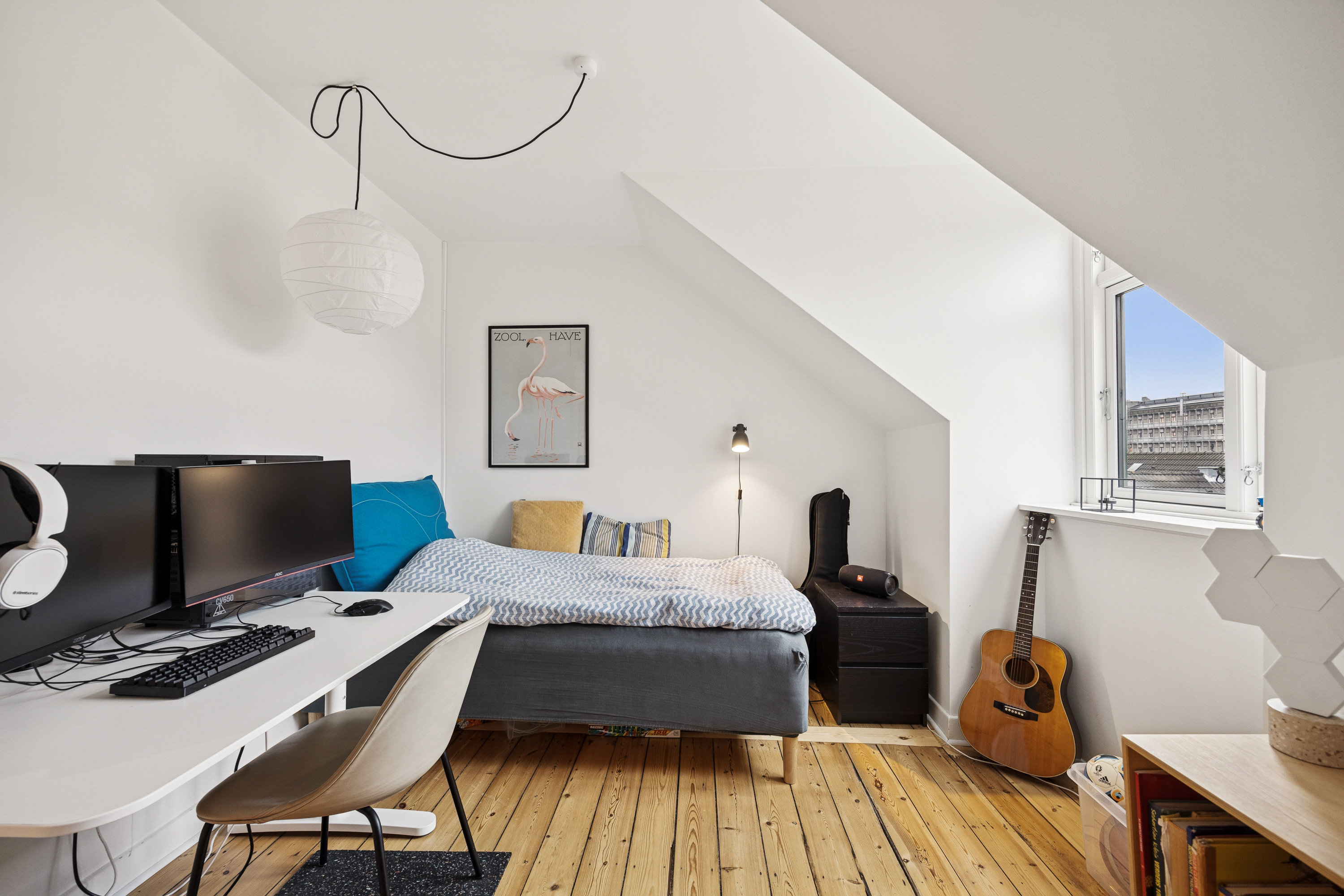 Fremhævet  billede i fuldskærmstilstand. Billede af Rosenørns Alle 65, 4. th., 1970 Frederiksberg C