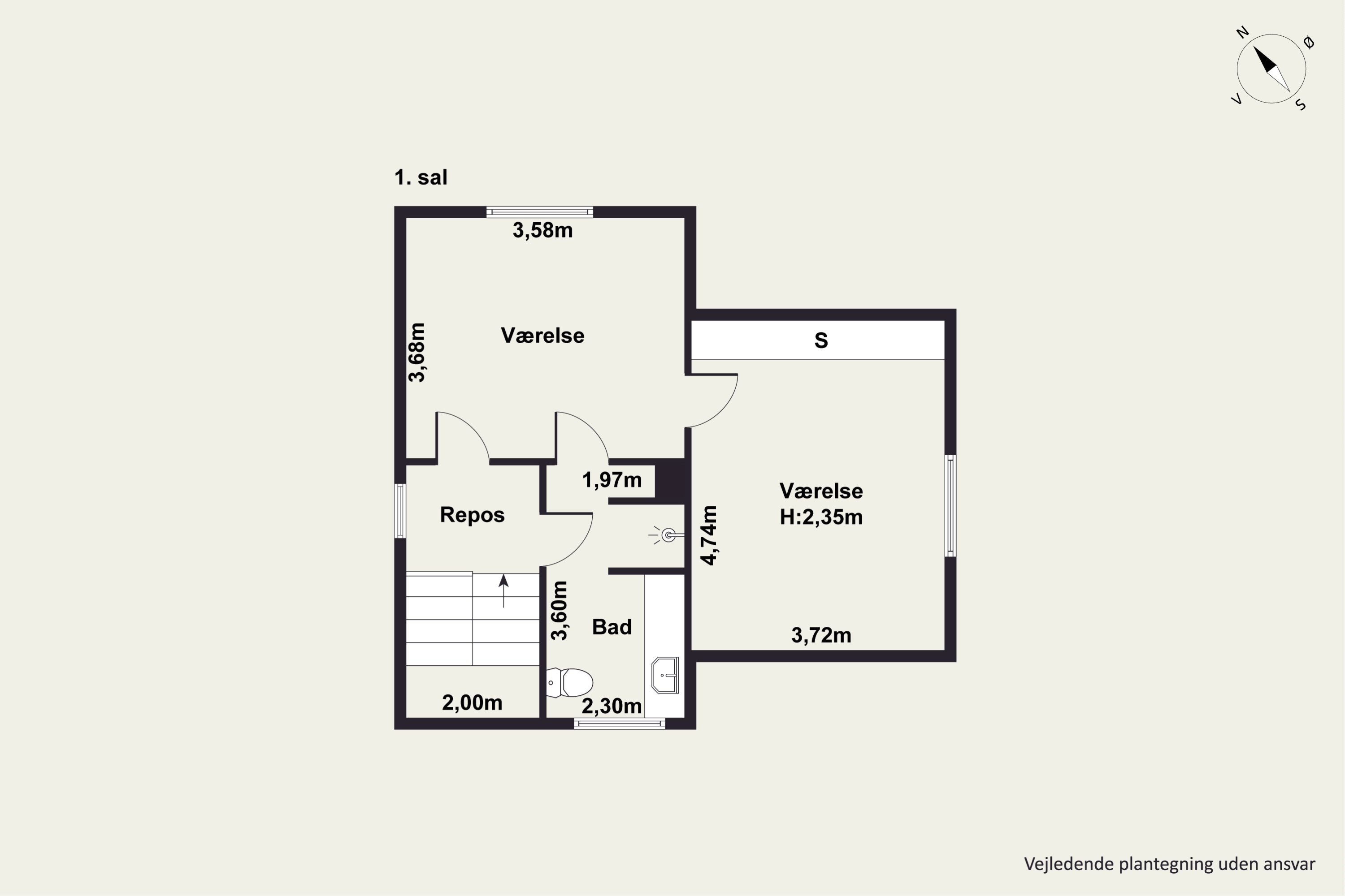 Plantegninger billede af Røgildsvej 23, 9400 Nørresundby