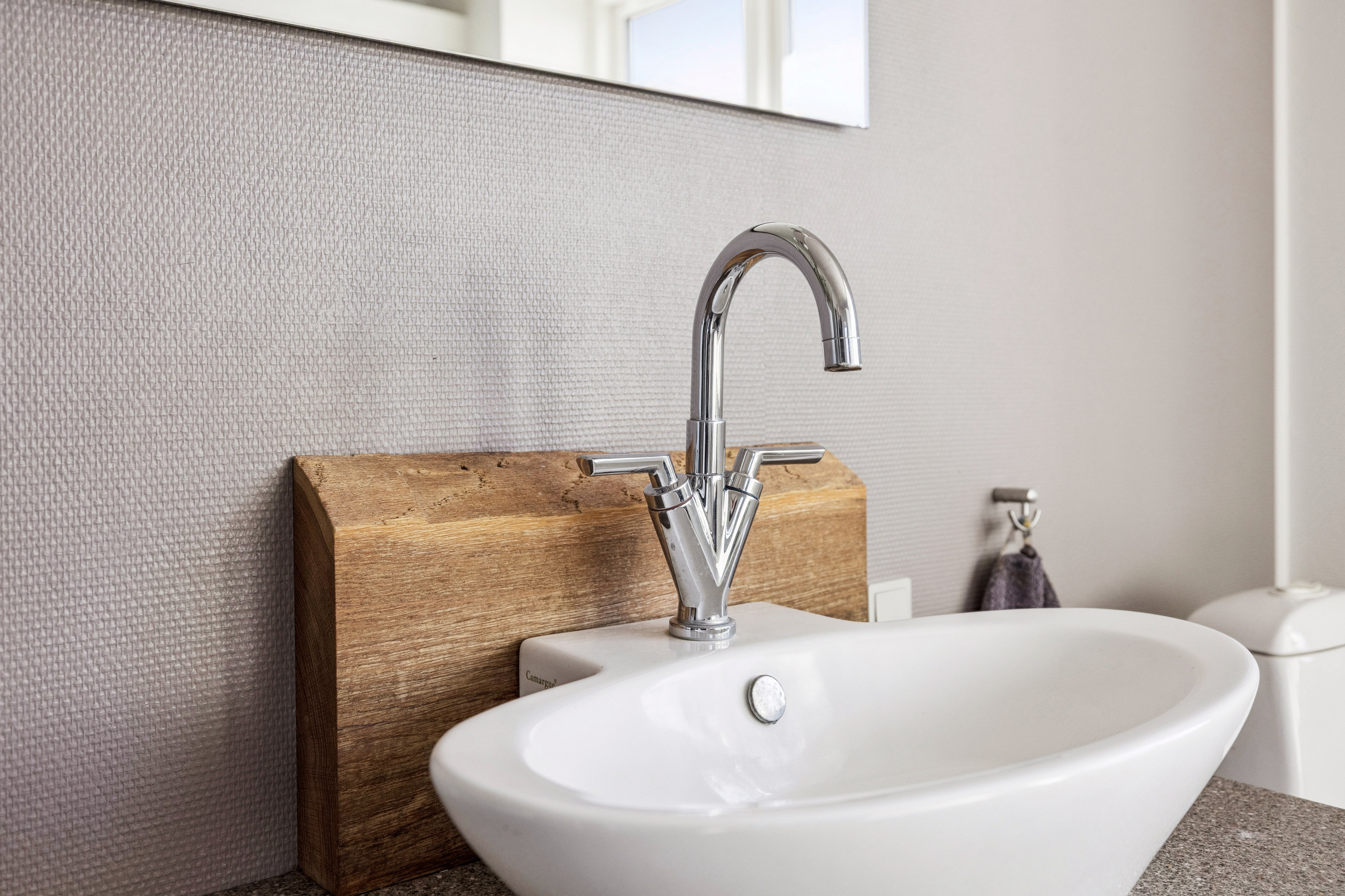 Fremhævet badeværelse billede i fuldskærmstilstand. Billede af Vingevej 10, Ørum, 8830 Tjele