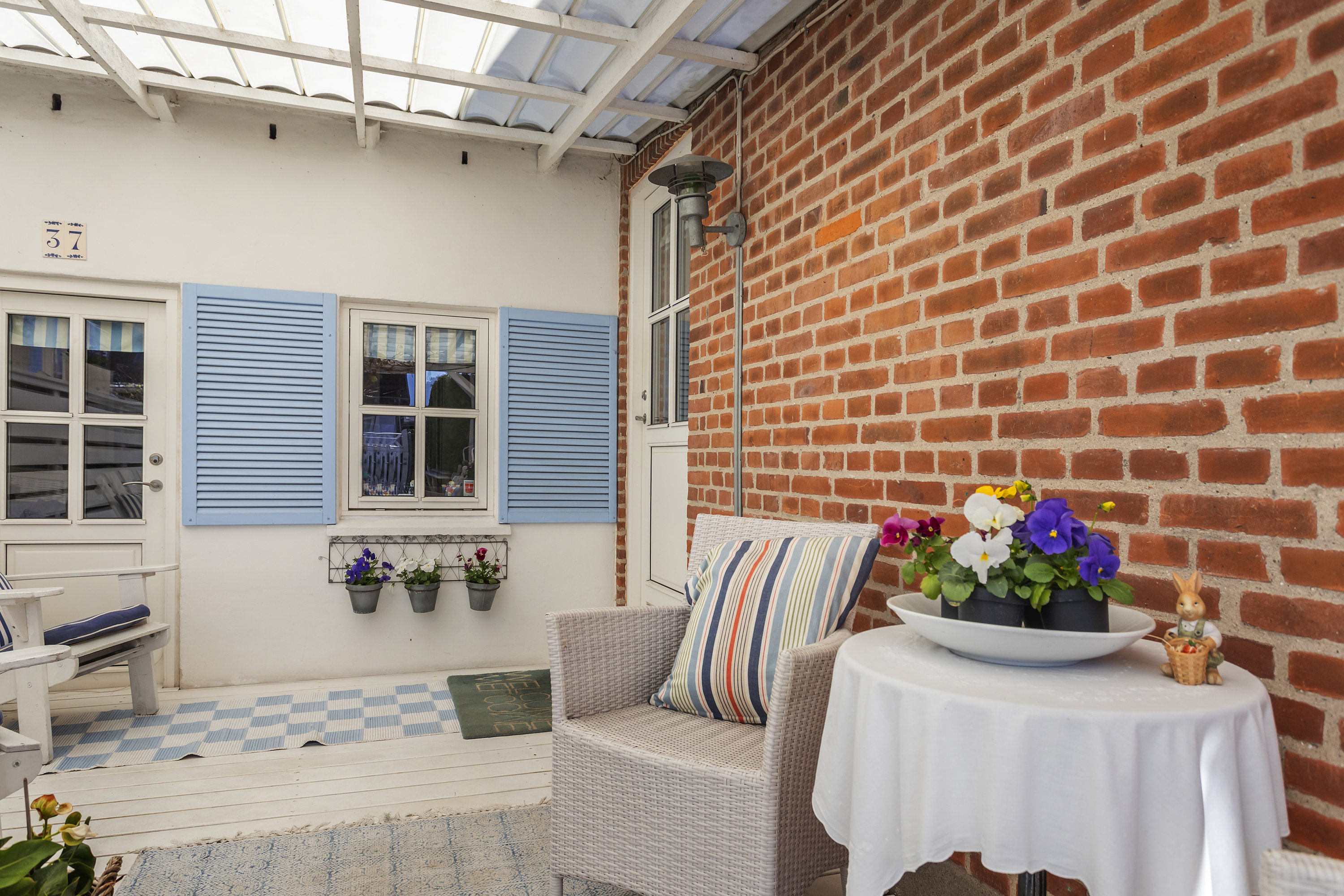 Fremhævet terrasse billede i fuldskærmstilstand. Billede af Grønagervej 37, 2300 København S