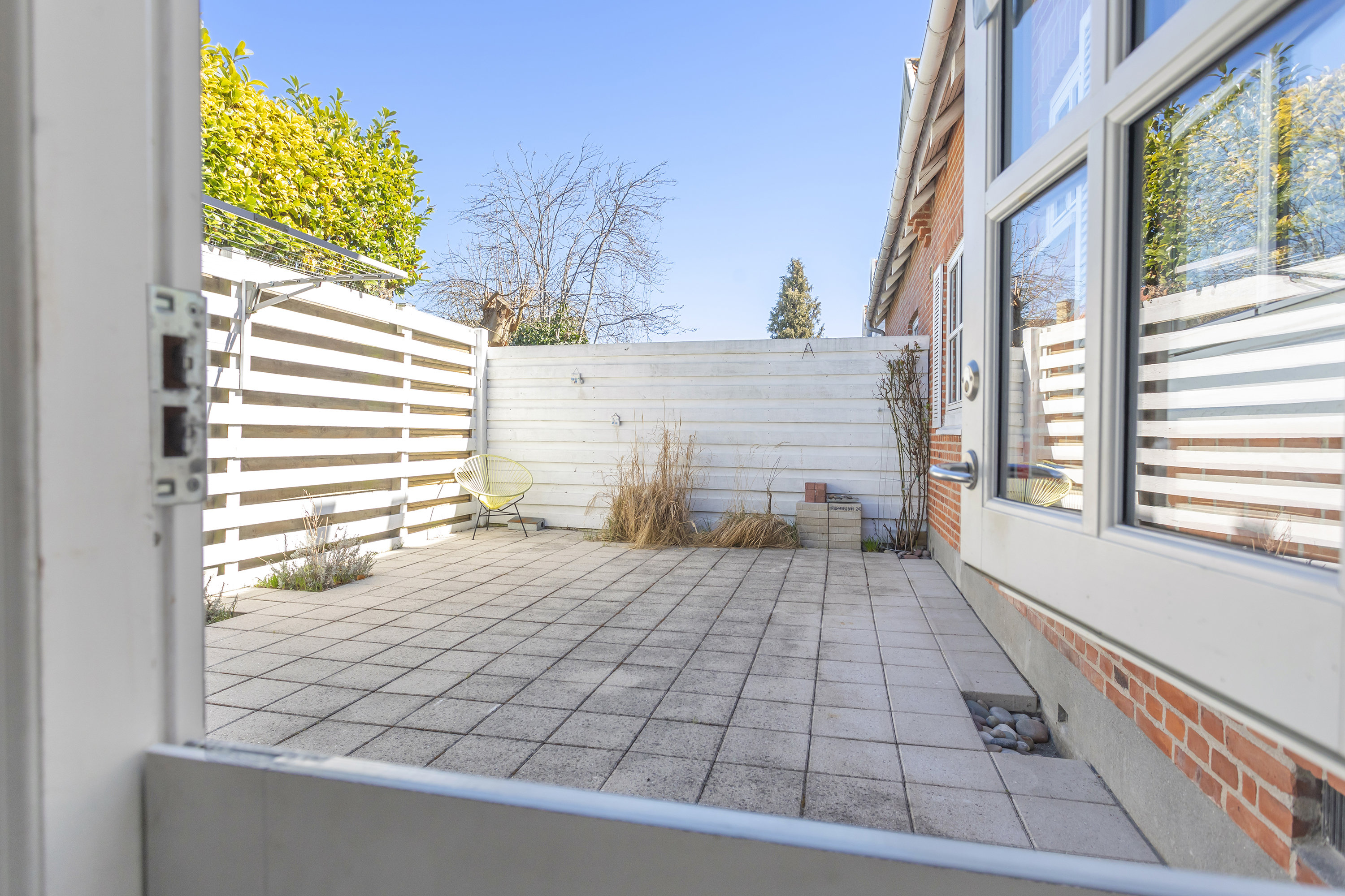 Fremhævet terrasse billede i fuldskærmstilstand. Billede af Grønagervej 37, 2300 København S