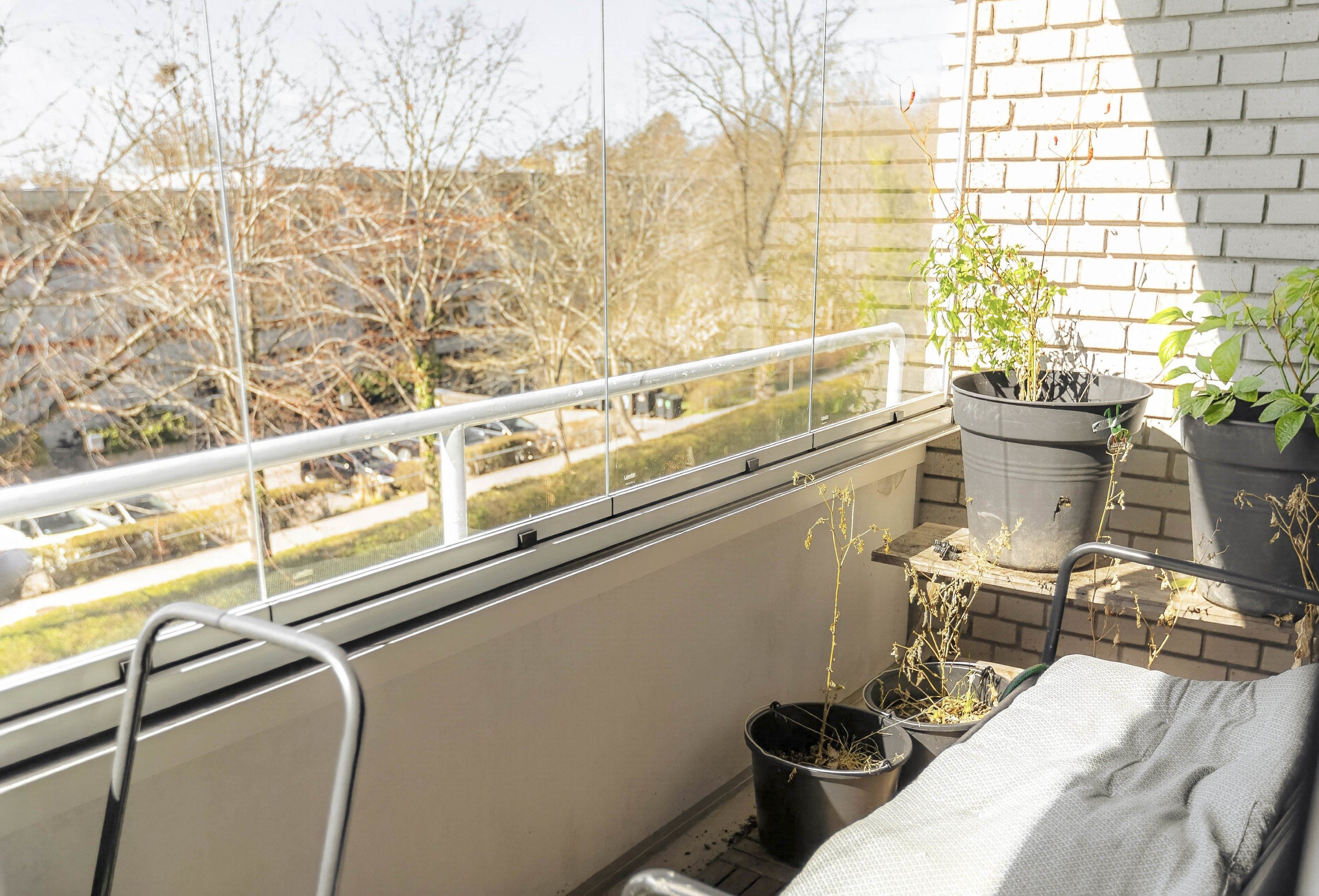 Fremhævet altan billede i fuldskærmstilstand. Billede af Højagerparken 9, 2., 2750 Ballerup