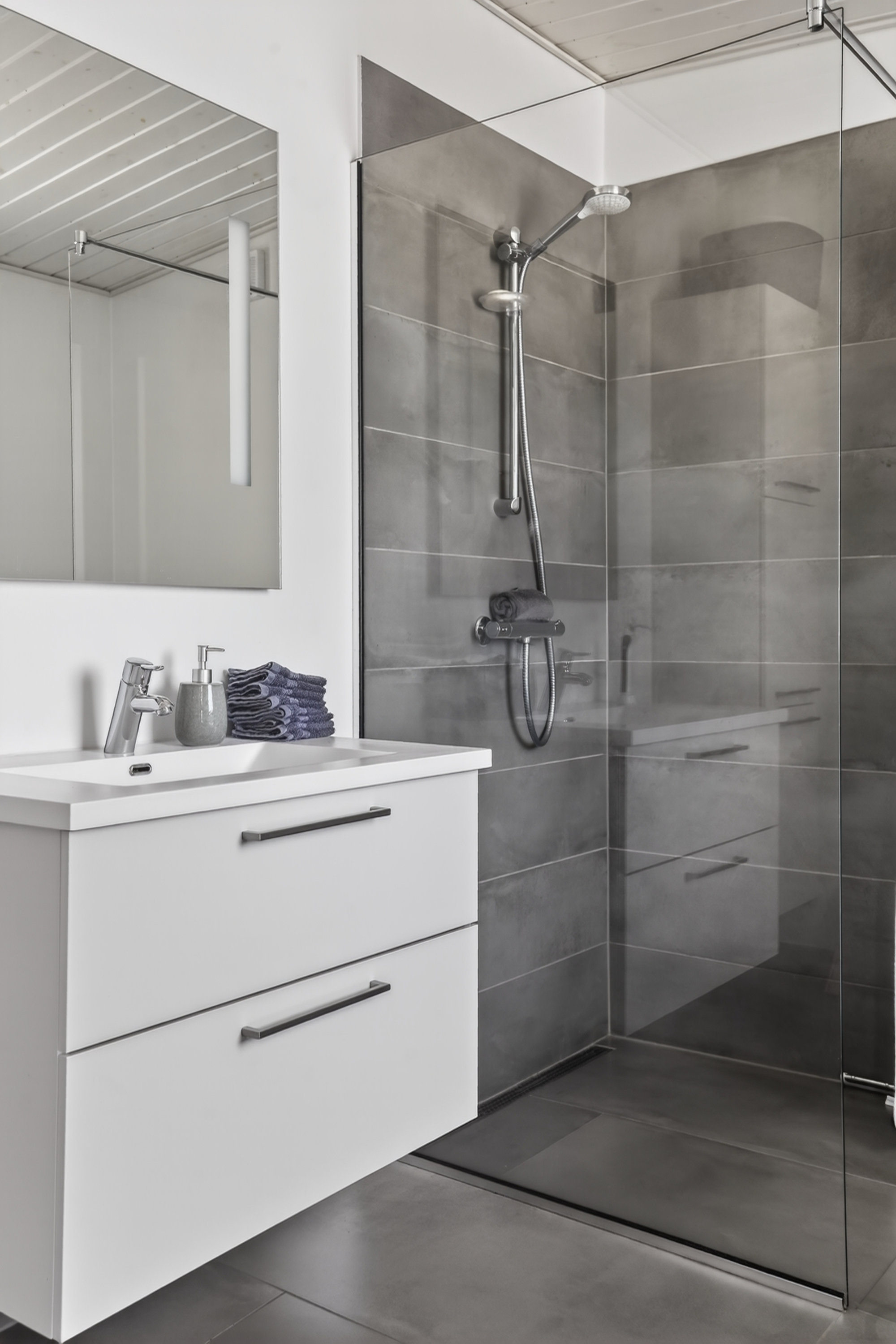 Fremhævet badeværelse billede i fuldskærmstilstand. Billede af Thorsvej 62, Vester Lyng, 4500 Nykøbing Sj