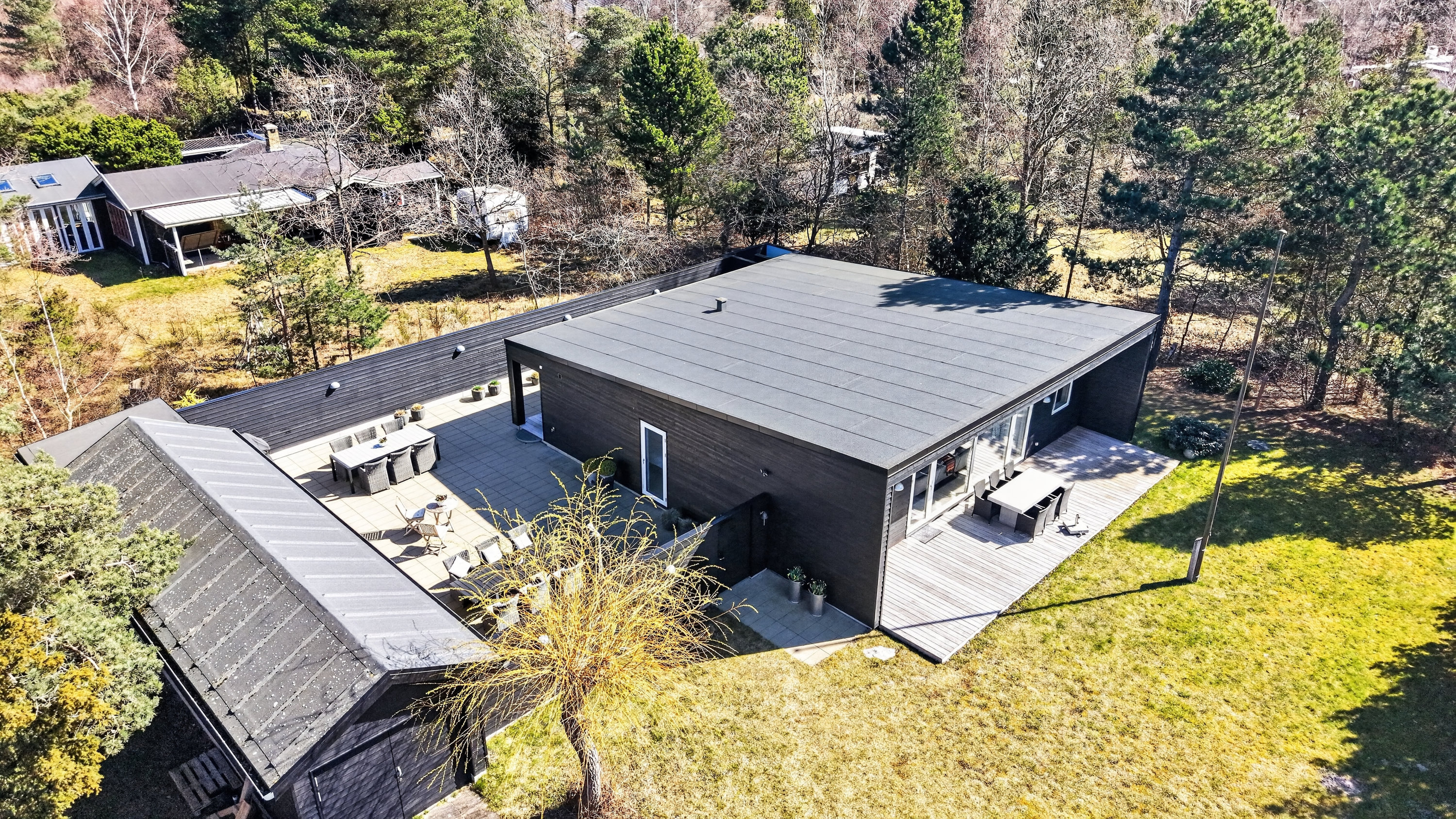 Fremhævet luftfoto billede i fuldskærmstilstand. Billede af Thorsvej 62, Vester Lyng, 4500 Nykøbing Sj