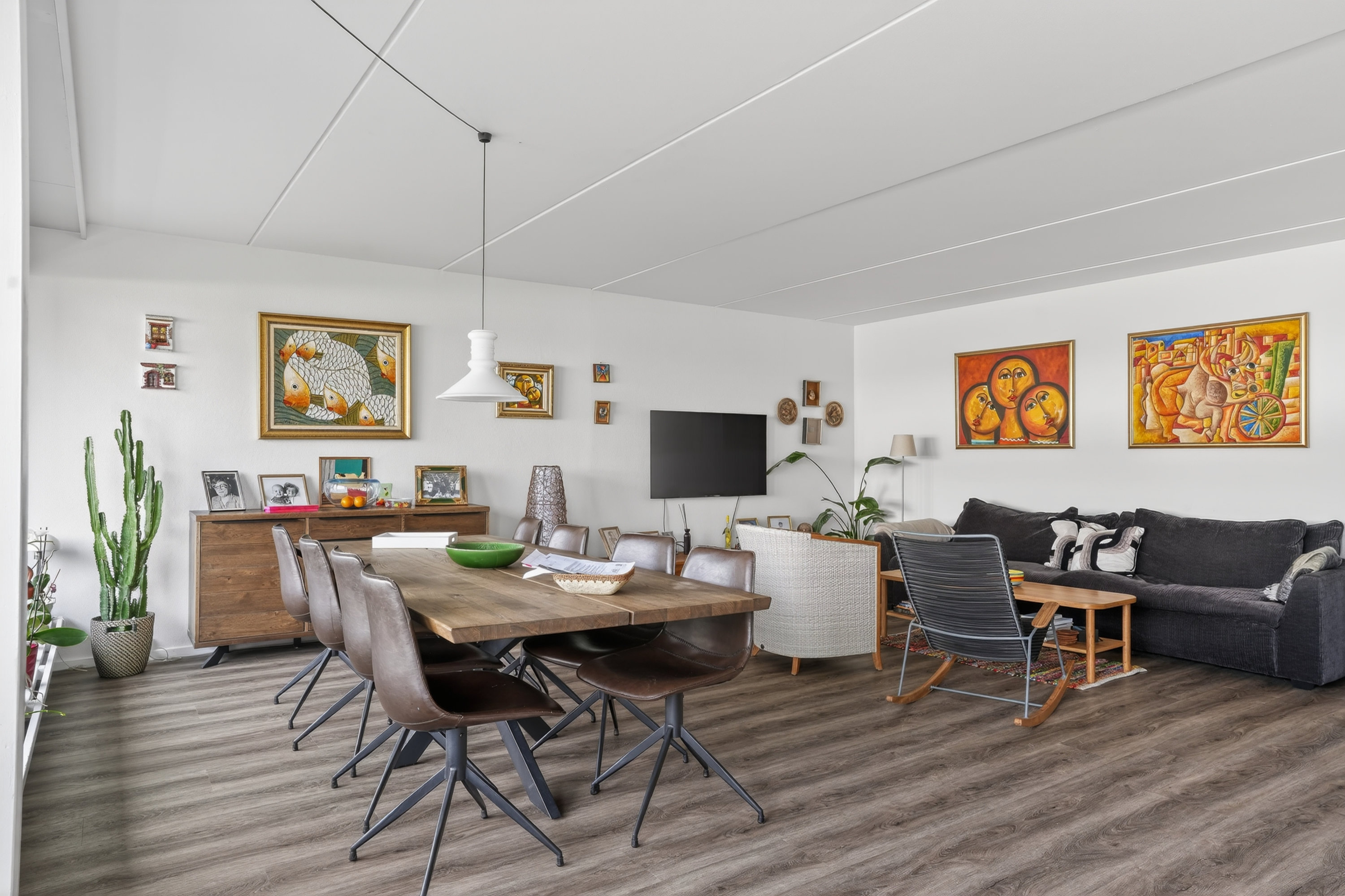 Fremhævet spisestue billede i fuldskærmstilstand. Billede af Akacieparken 11B, 1. 55., 2680 Solrød Strand