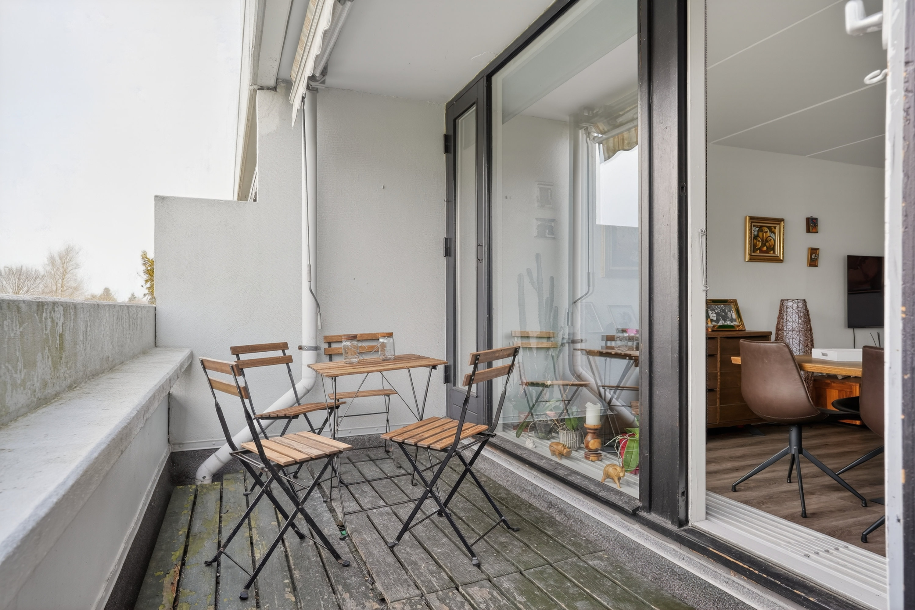 Fremhævet altan billede i fuldskærmstilstand. Billede af Akacieparken 11B, 1. 55., 2680 Solrød Strand