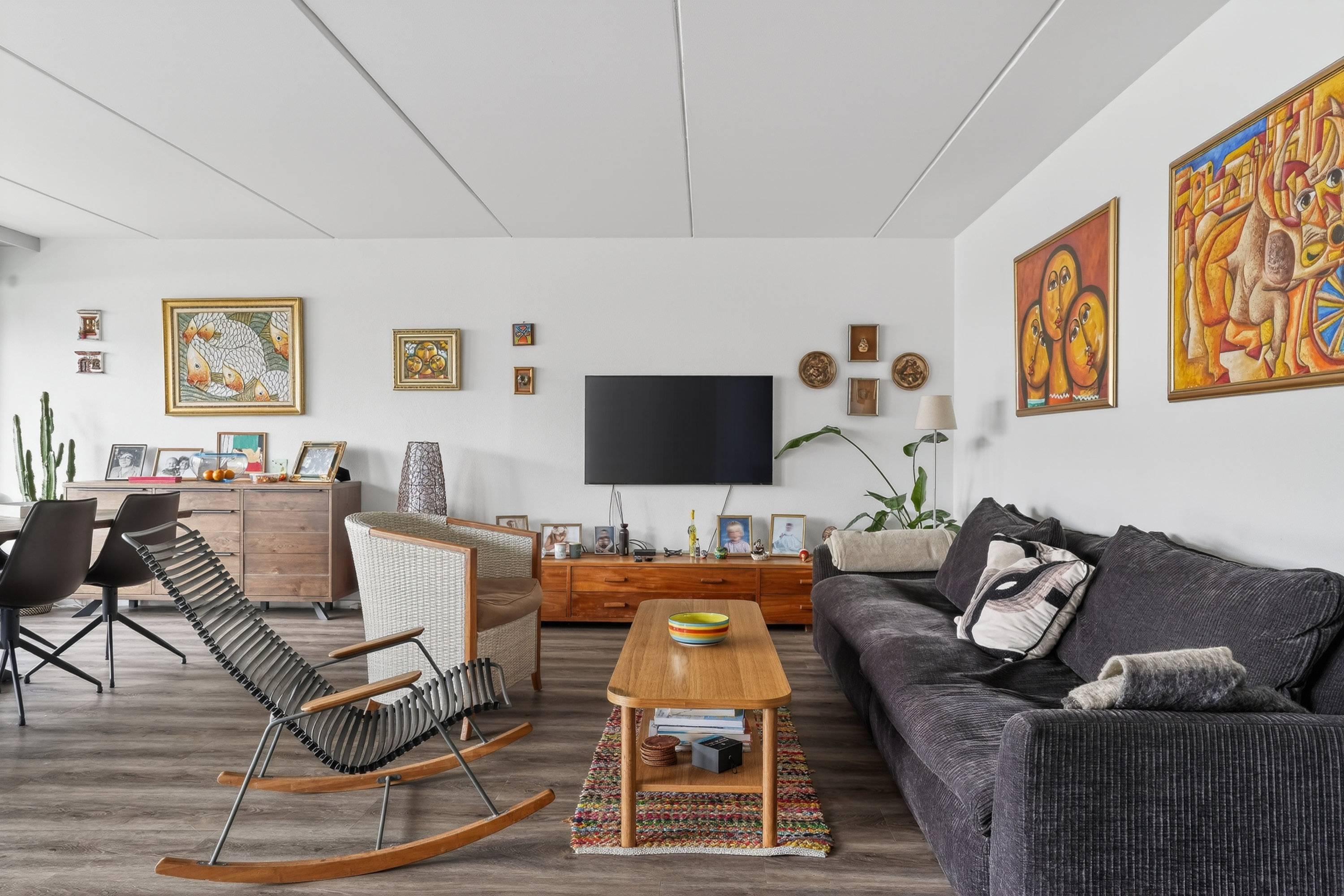 Fremhævet stue billede i fuldskærmstilstand. Billede af Akacieparken 11B, 1. 55., 2680 Solrød Strand