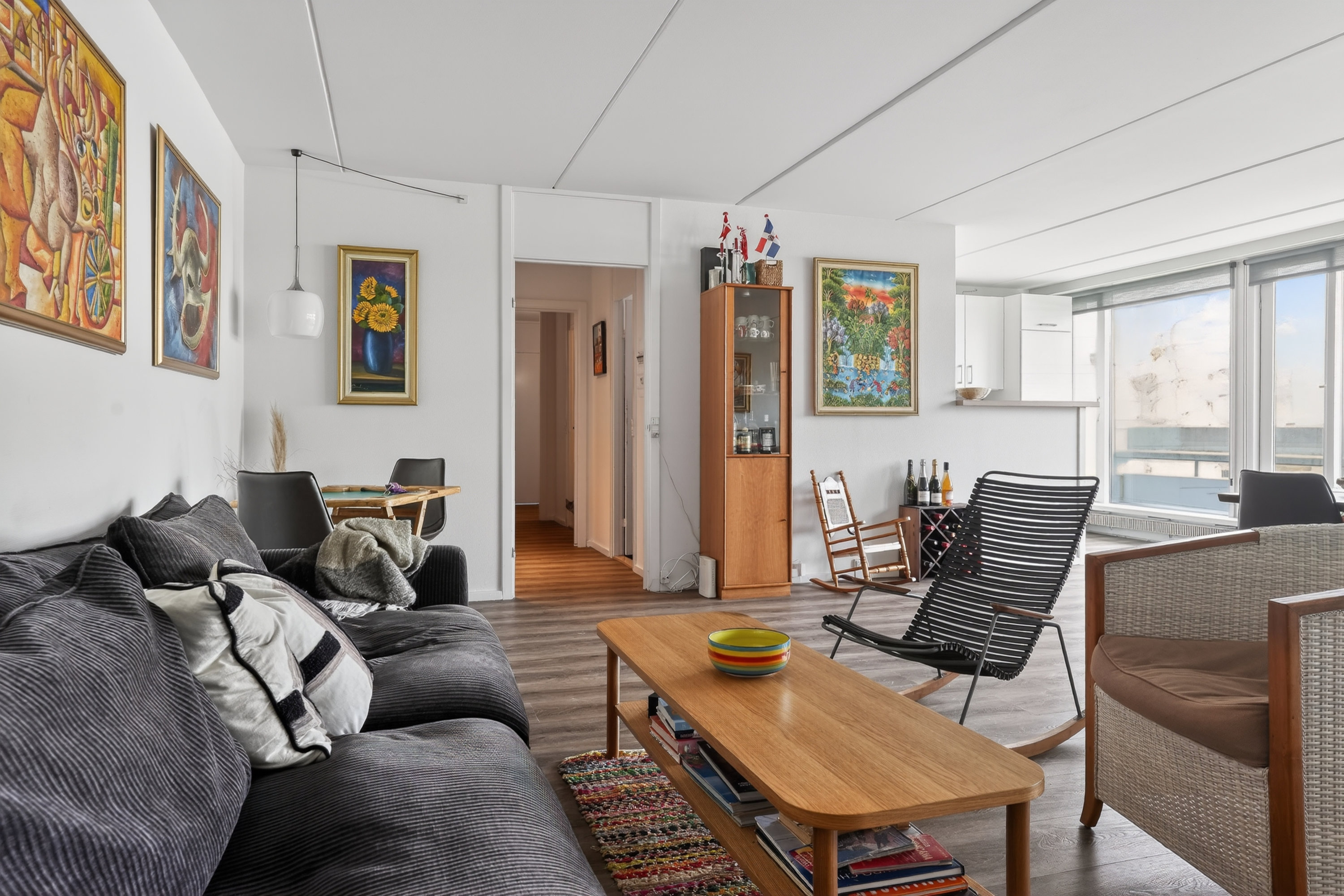 Fremhævet stue billede i fuldskærmstilstand. Billede af Akacieparken 11B, 1. 55., 2680 Solrød Strand