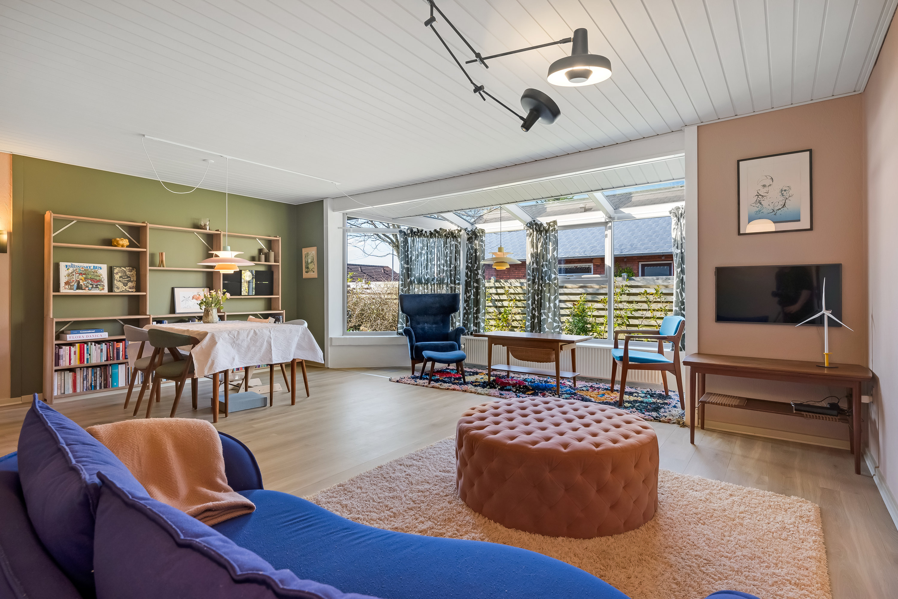 Fremhævet stue billede i fuldskærmstilstand. Billede af Kingosvej 13, 6800 Varde