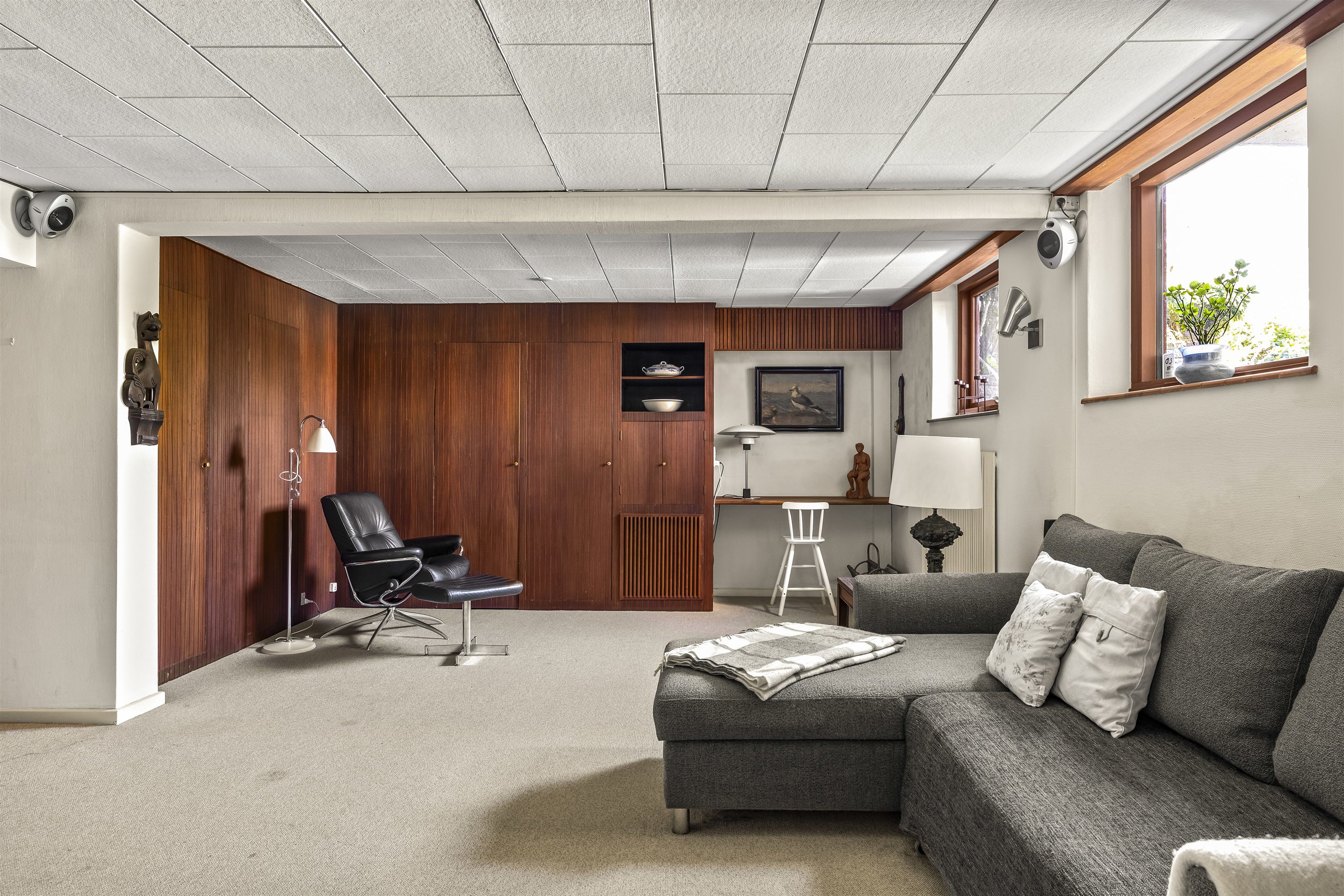 Fremhævet gildestue, kælder billede i fuldskærmstilstand. Billede af Prins Valdemars Vej 27, 2820 Gentofte