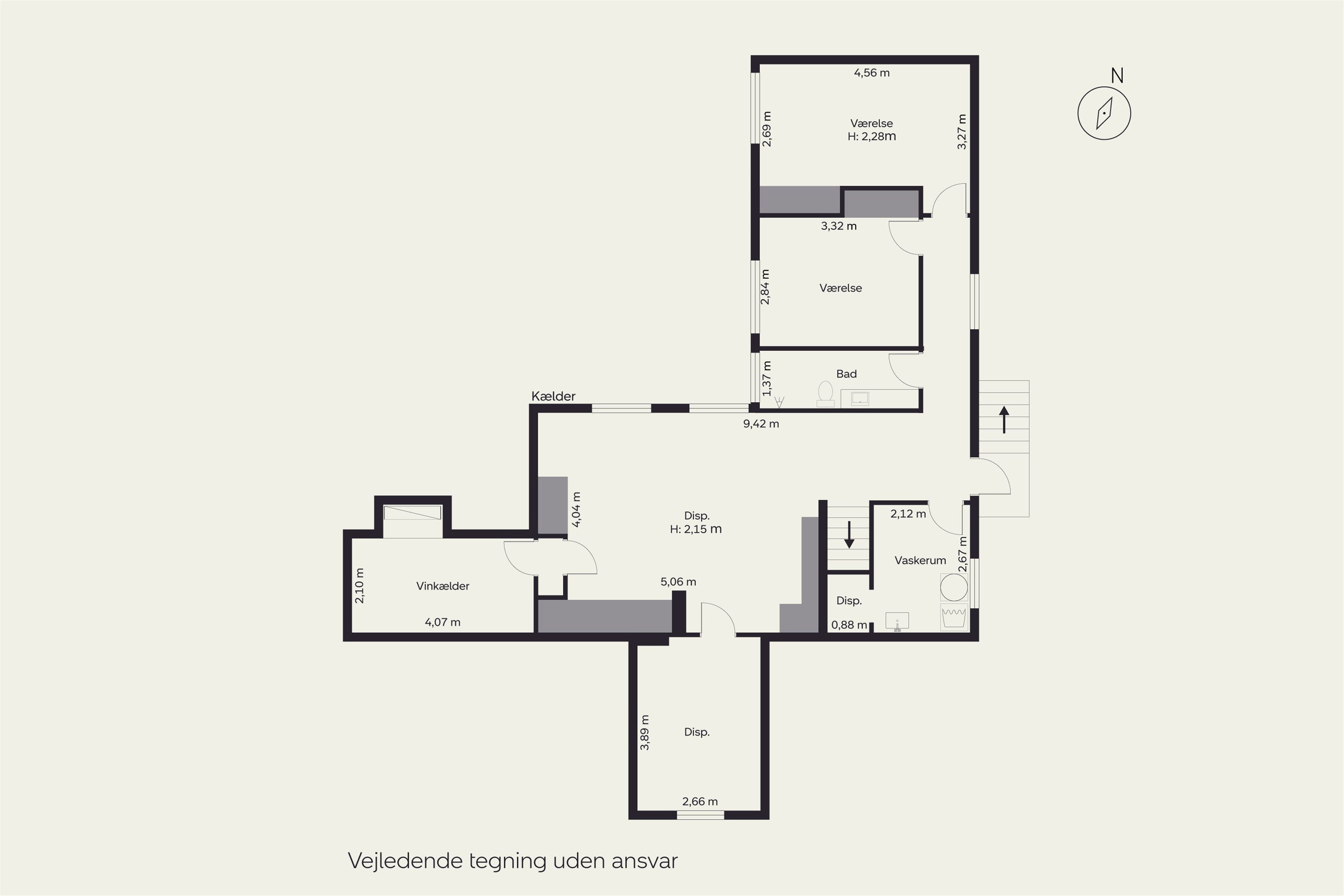 Plantegninger billede af Prins Valdemars Vej 27, 2820 Gentofte