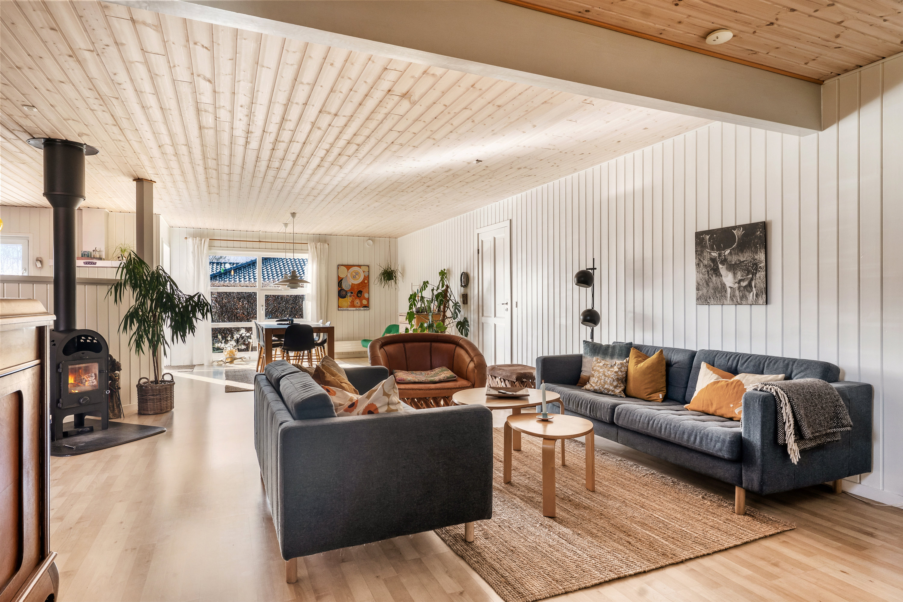 Fremhævet stue billede i fuldskærmstilstand. Billede af Hagenstrupparken 27, 8860 Ulstrup