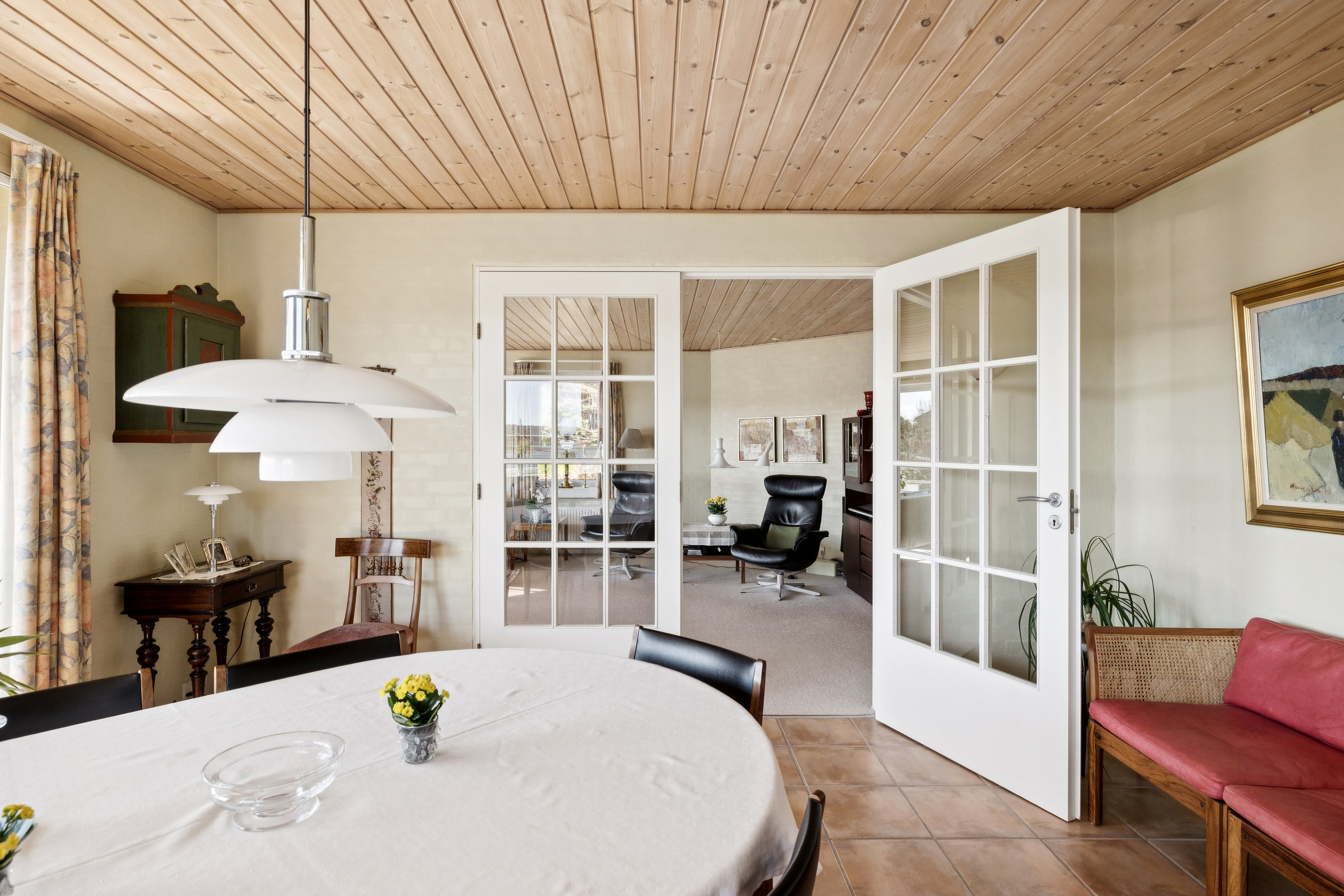 Fremhævet spisestue billede i fuldskærmstilstand. Billede af Fyrbakken 8, 9500 Hobro