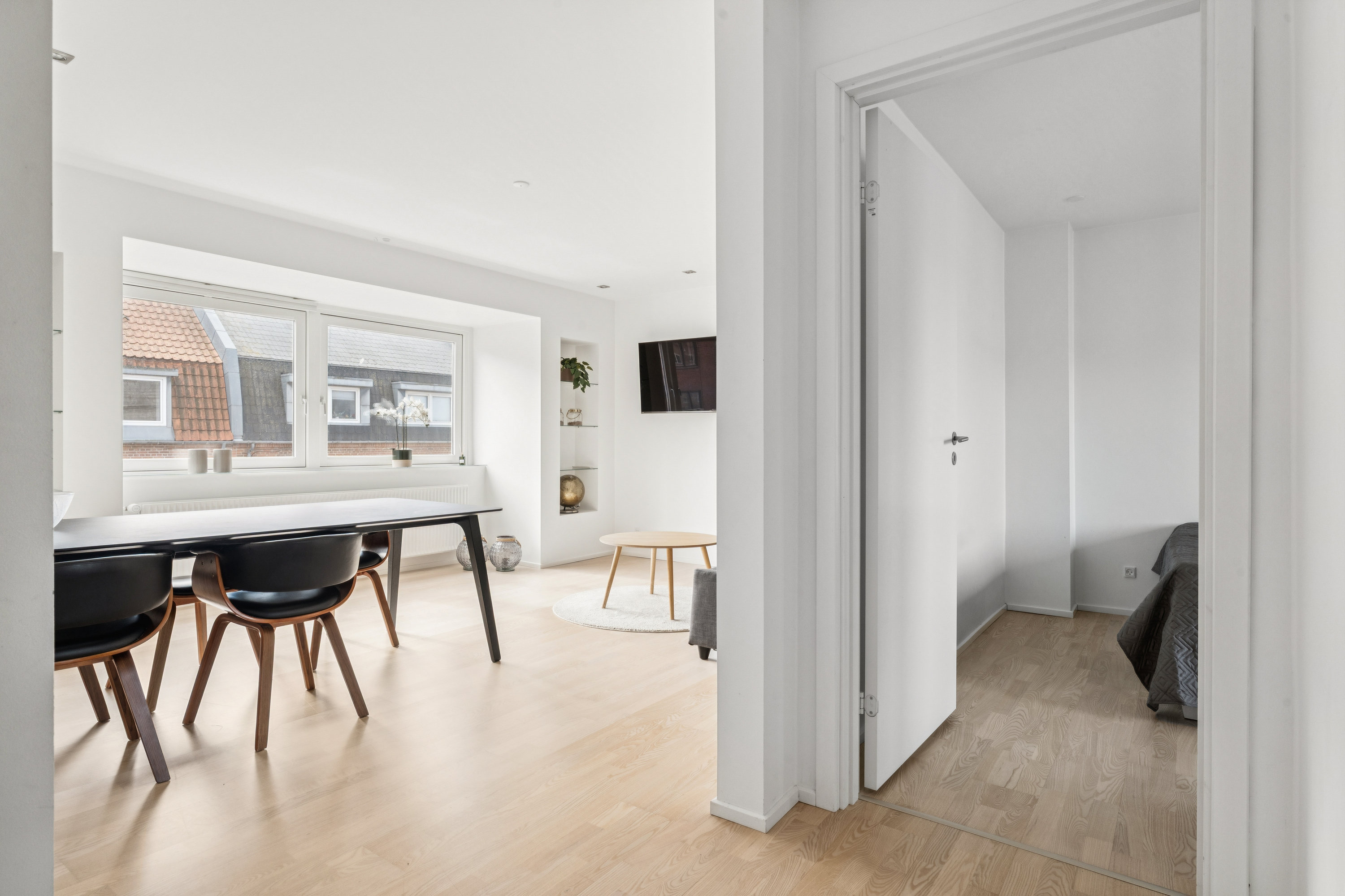 Fremhævet køkken billede i fuldskærmstilstand. Billede af Herluf Trolles Gade 32, 3. tv., 9000 Aalborg