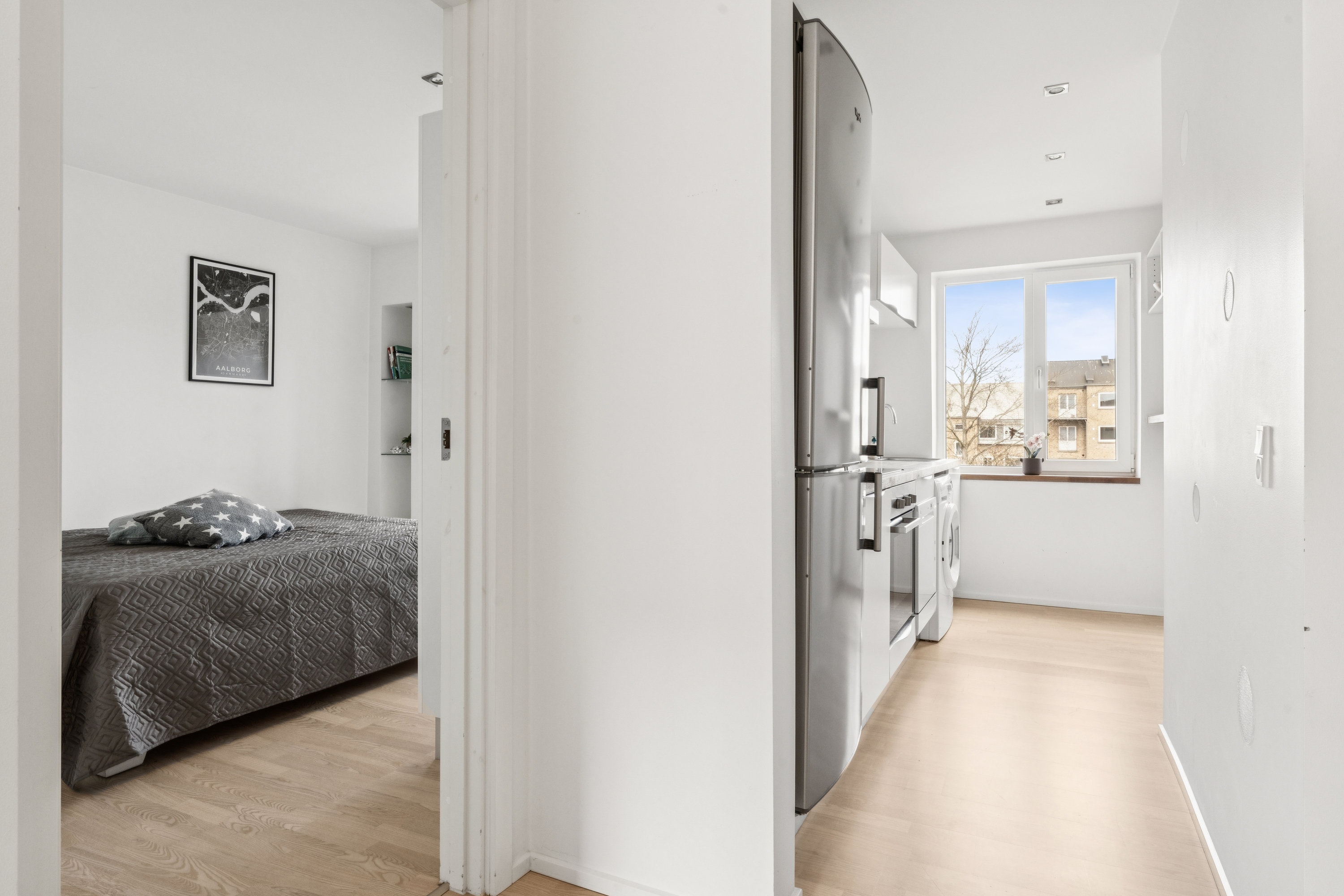 Fremhævet gang billede i fuldskærmstilstand. Billede af Herluf Trolles Gade 32, 3. tv., 9000 Aalborg