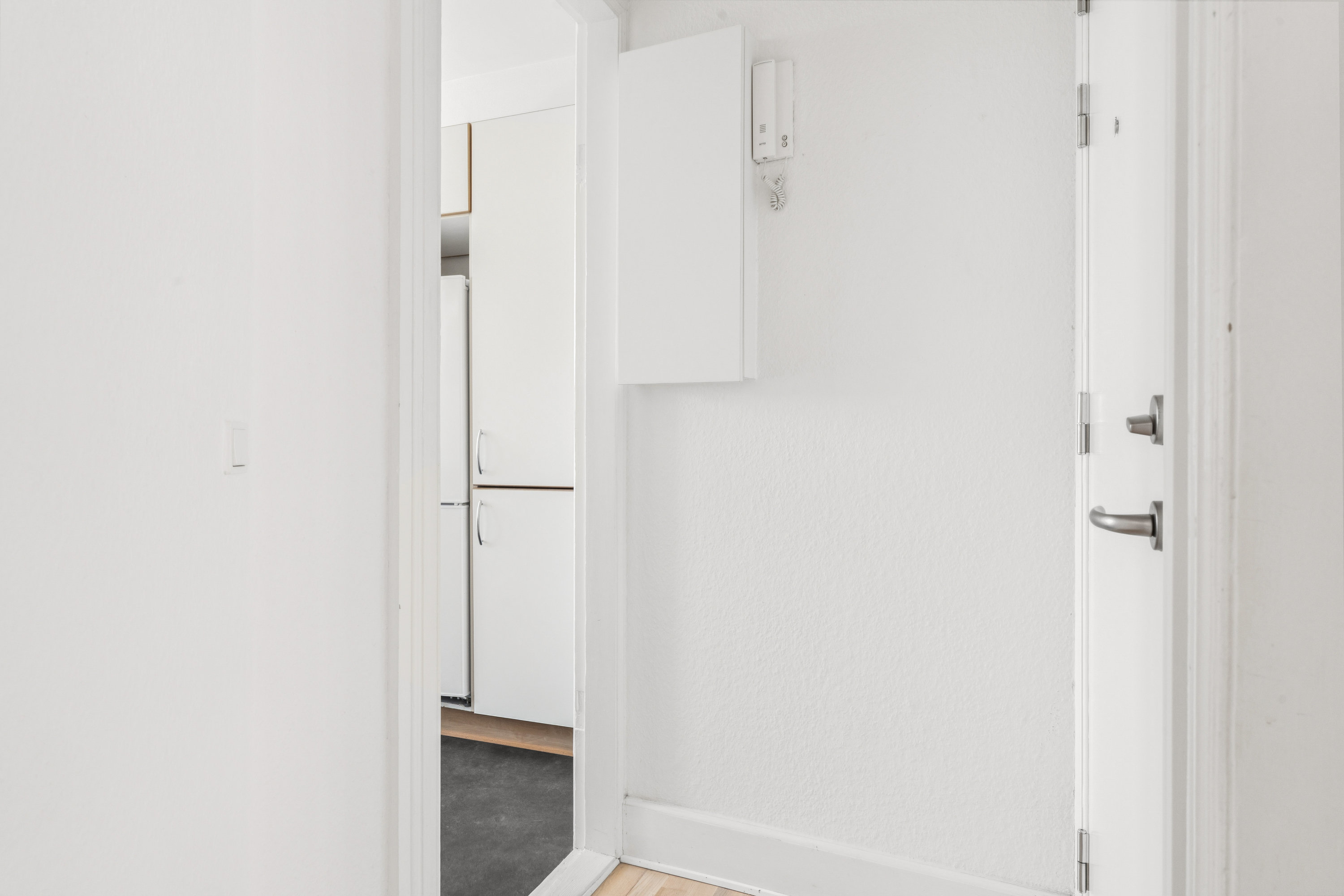 Fremhævet entré billede i fuldskærmstilstand. Billede af Holbergsgade 20, 2. tv., 9000 Aalborg