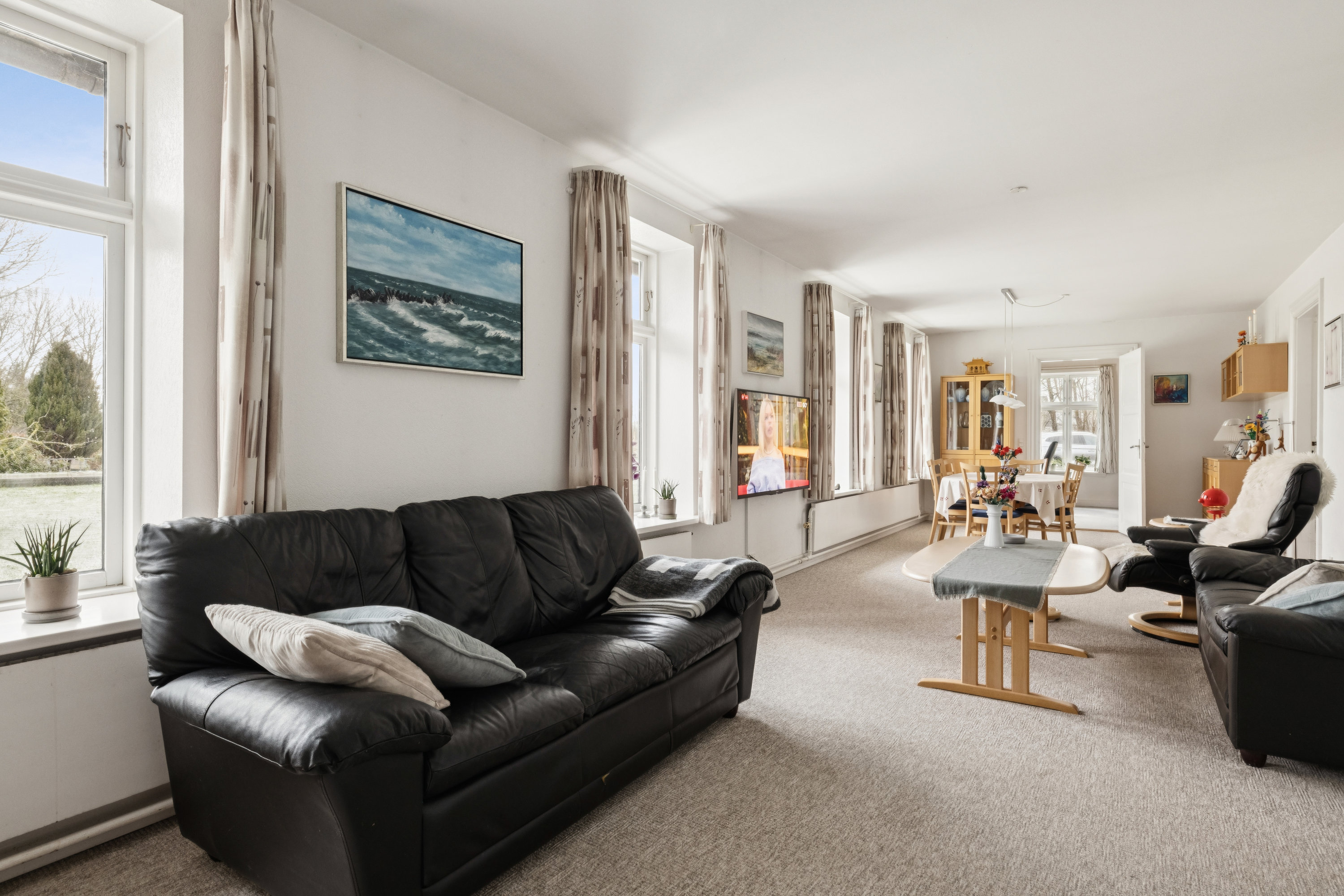 Fremhævet stue billede i fuldskærmstilstand. Billede af Tastumvej 51, Tastum, 7850 Stoholm Jyll