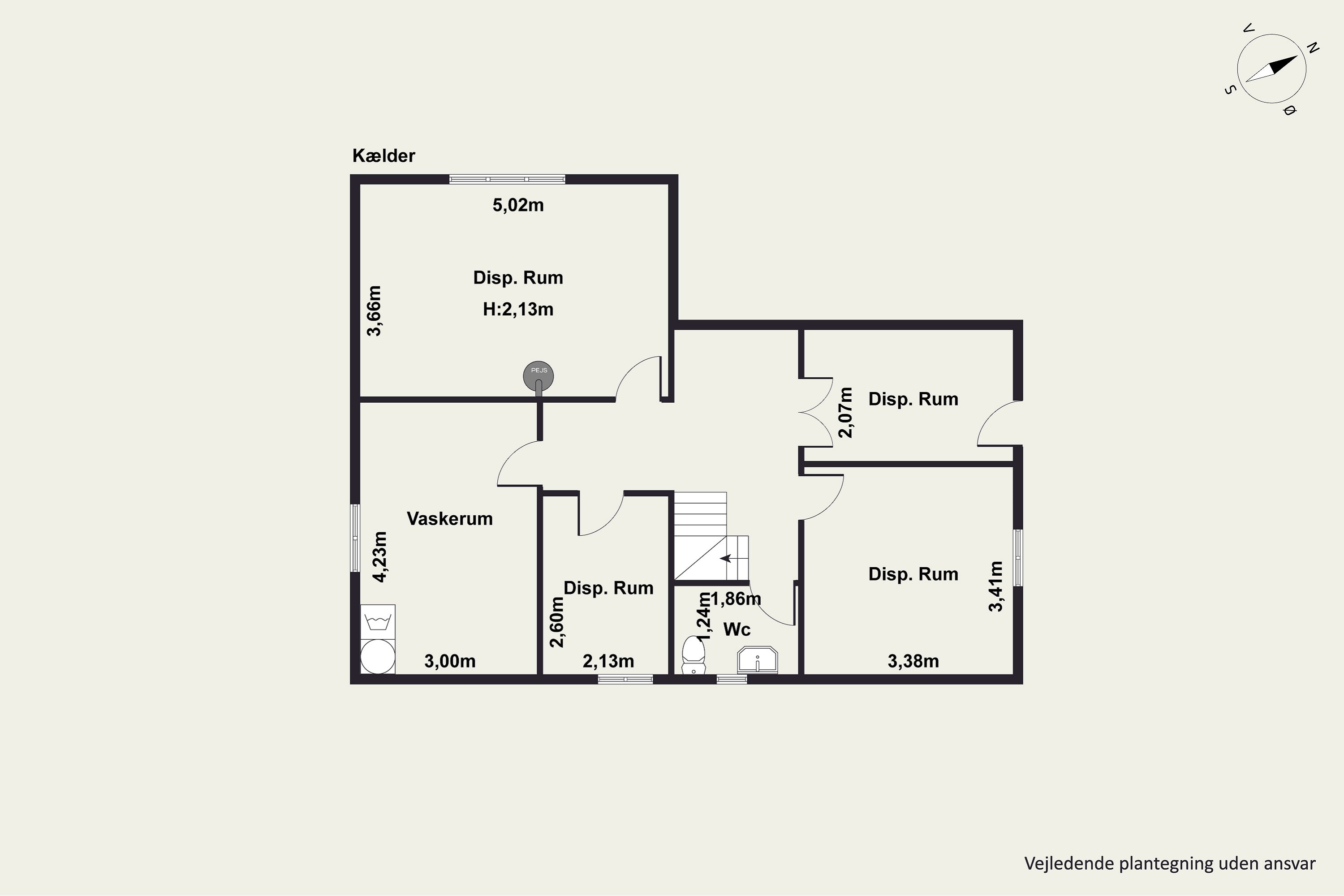 Plantegninger billede af Koldingvej 125, 8800 Viborg