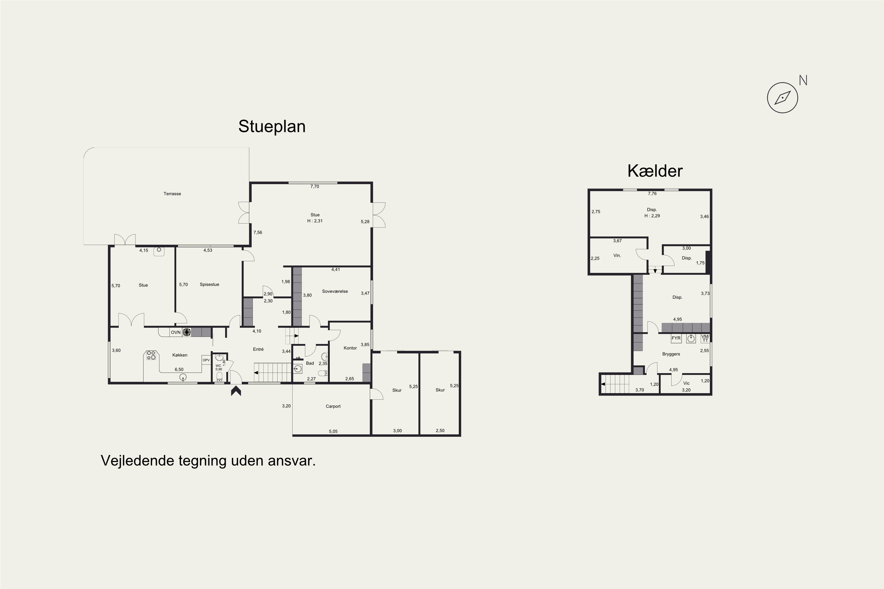 Plantegninger billede af P W Tegners Vej 31, 3070 Snekkersten