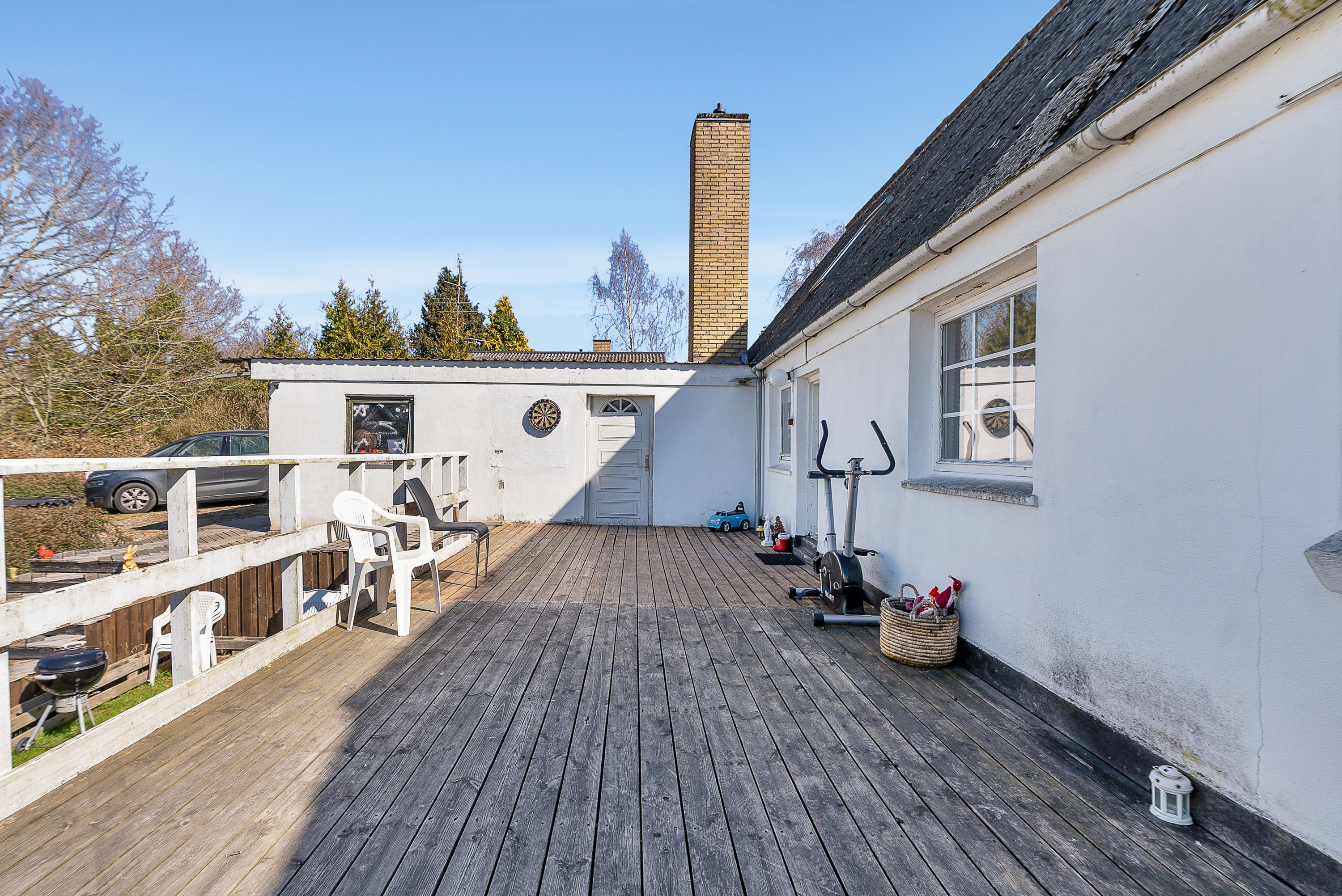 Fremhævet terrasse billede i fuldskærmstilstand. Billede af Akkerupvej 31, 5683 Haarby