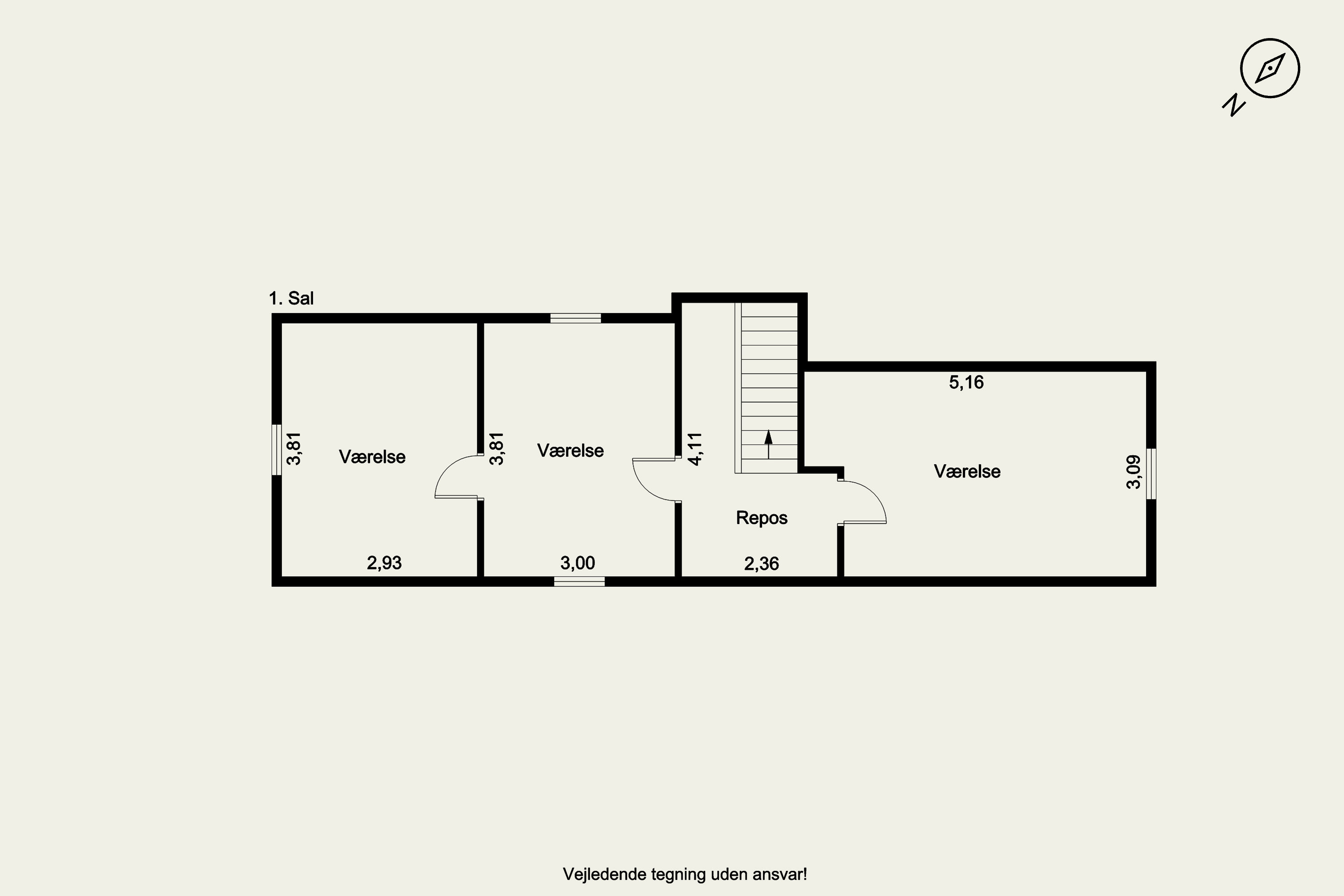 Plantegninger billede af Akkerupvej 31, 5683 Haarby
