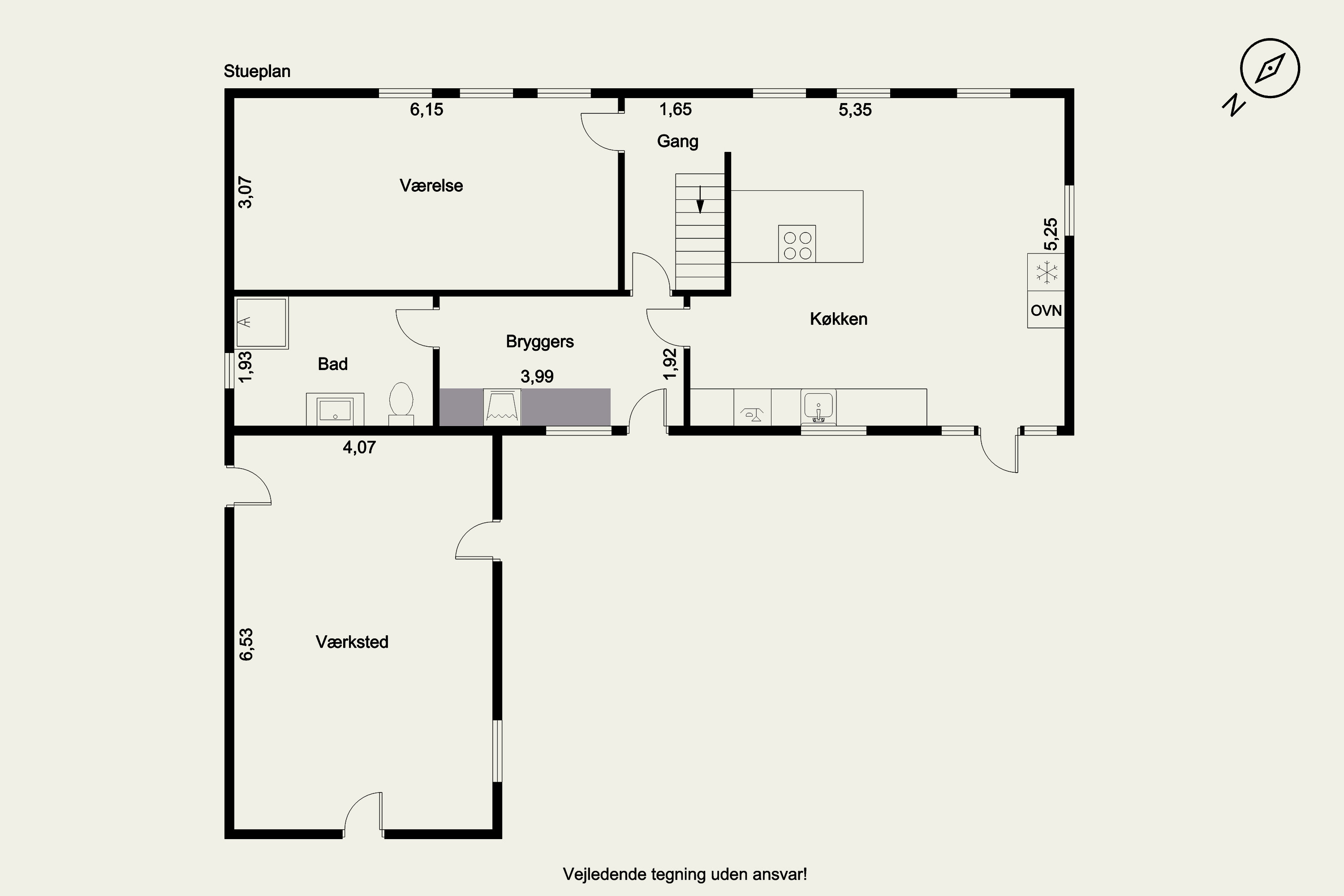 Plantegninger billede af Akkerupvej 31, 5683 Haarby