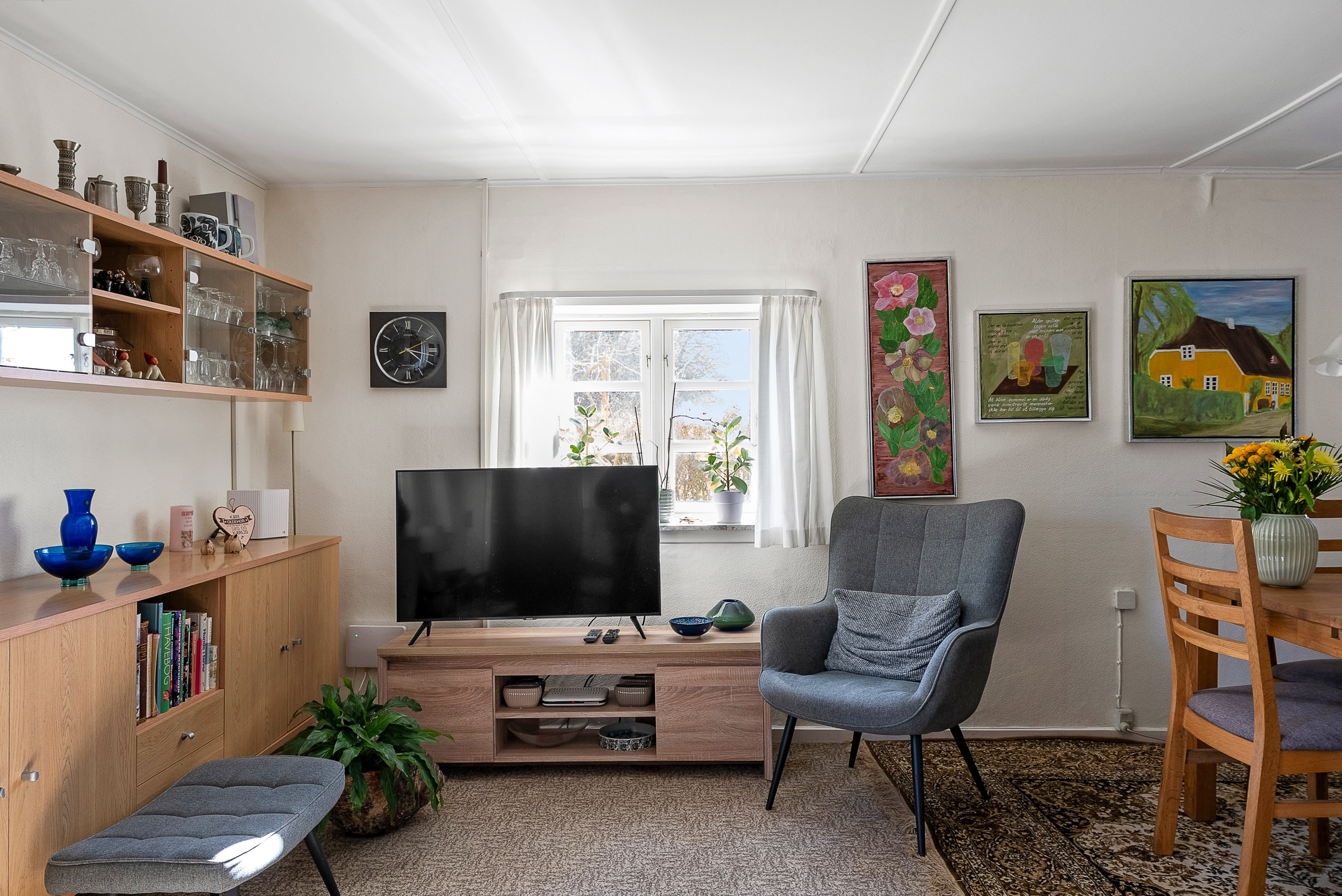 Fremhævet stue billede i fuldskærmstilstand. Billede af Agermosevej 15, Diernæs, 5600 Faaborg