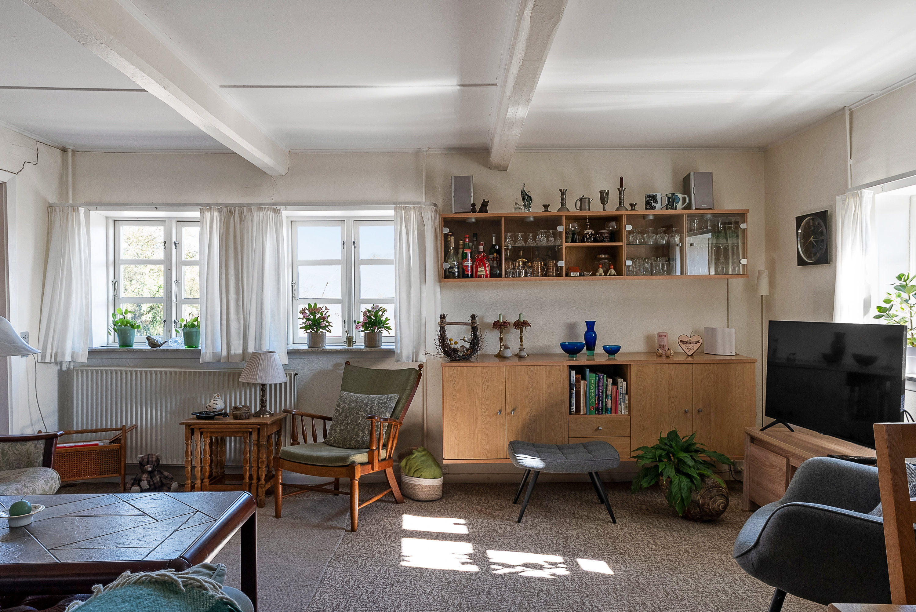 Fremhævet stue billede i fuldskærmstilstand. Billede af Agermosevej 15, Diernæs, 5600 Faaborg