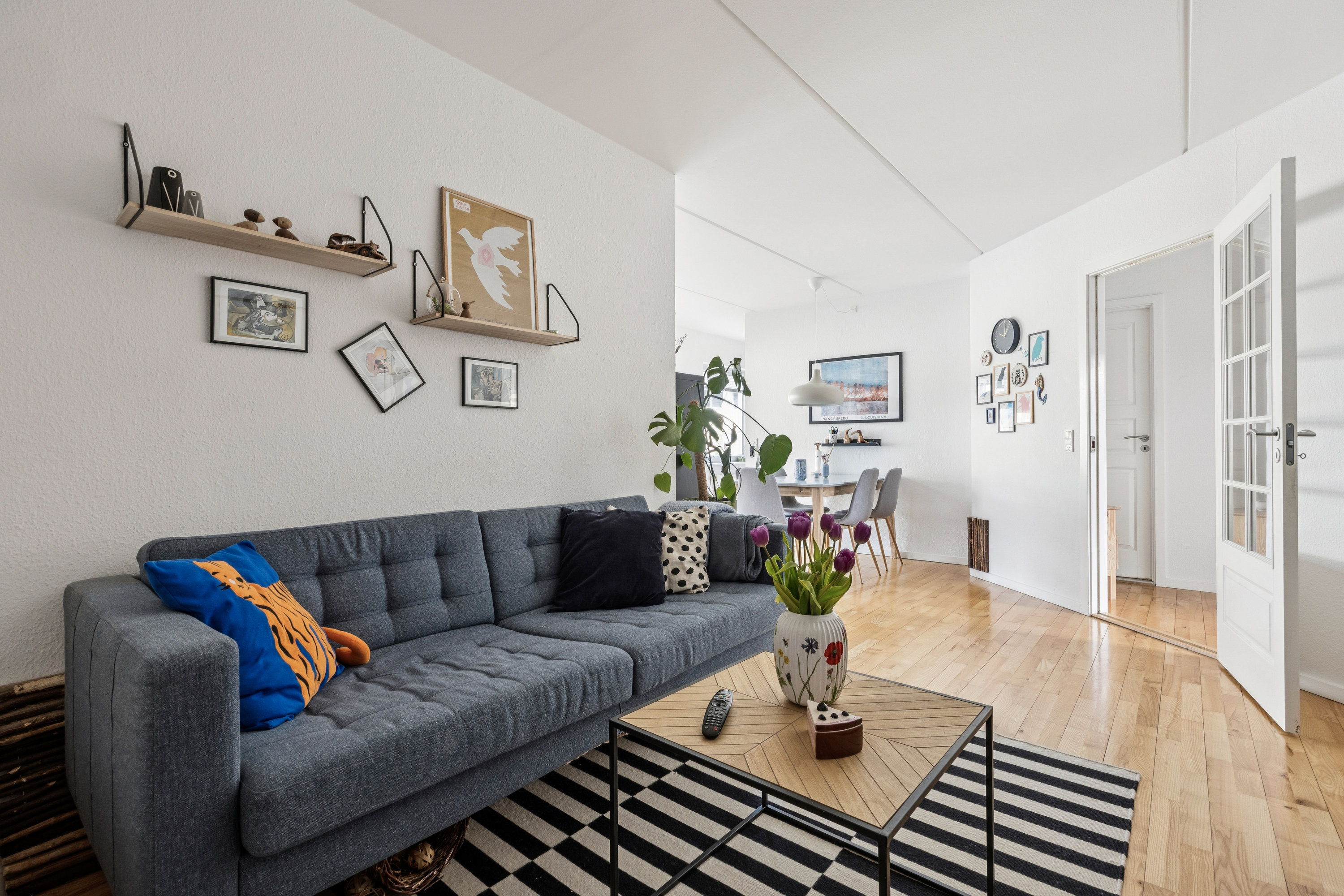 Fremhævet stue billede i fuldskærmstilstand. Billede af Egelykkeparken 27C, 2670 Greve