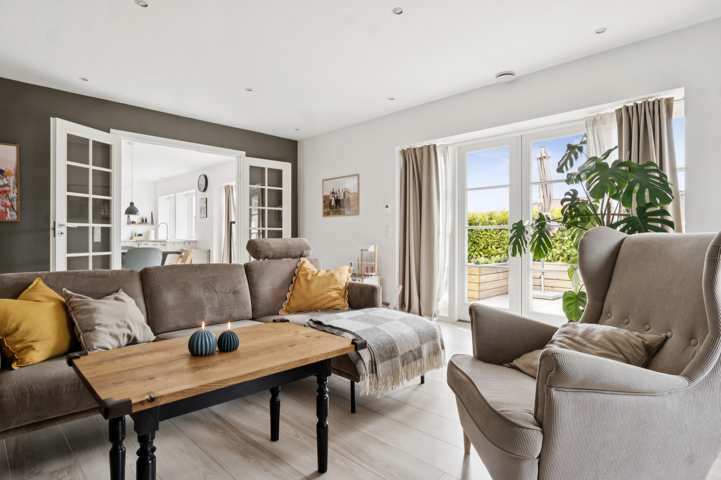 Fremhævet stue billede i fuldskærmstilstand. Billede af Vådager 4, 4070 Kirke Hyllinge