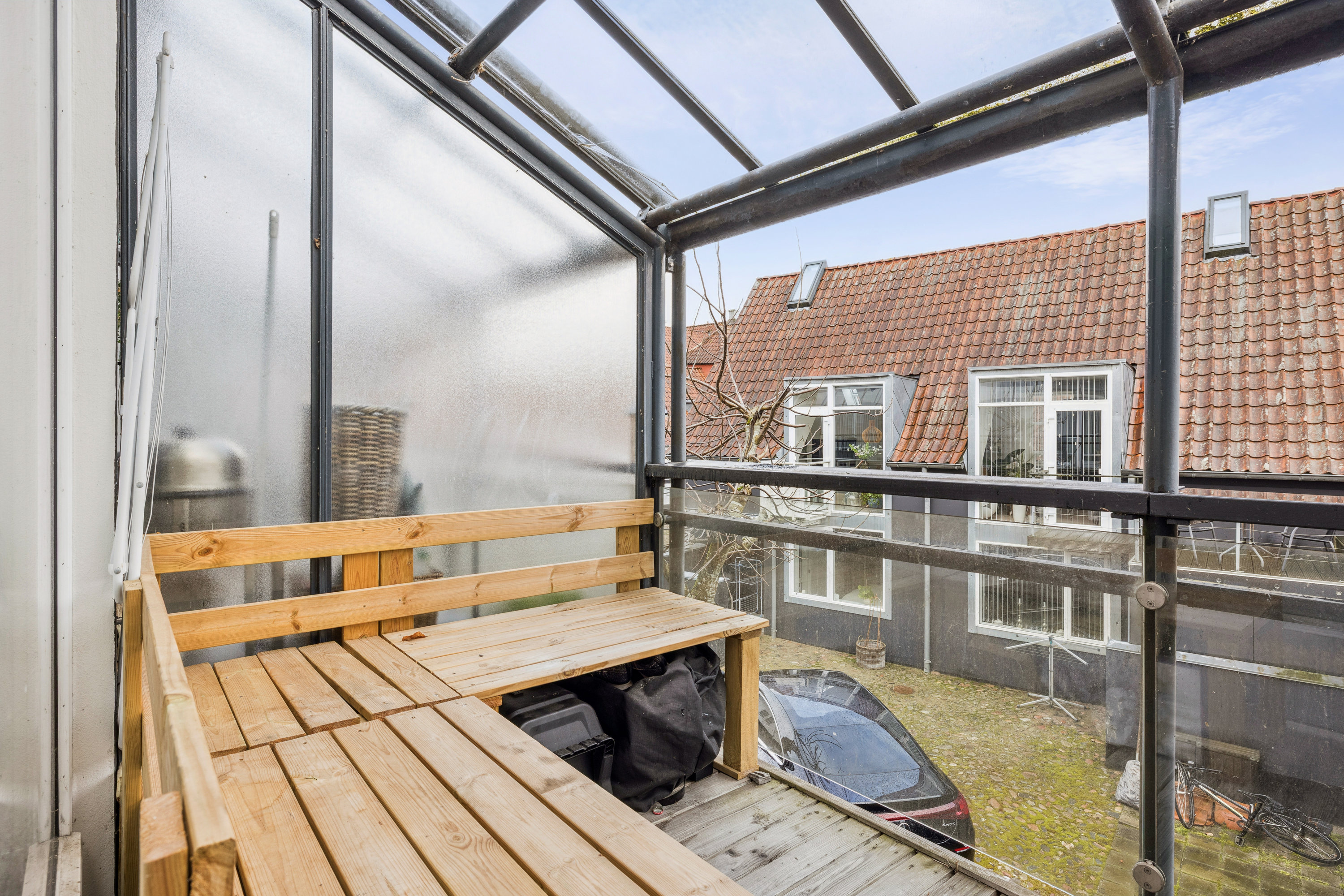 Fremhævet terrasse billede i fuldskærmstilstand. Billede af Nytorv 3C, 8800 Viborg