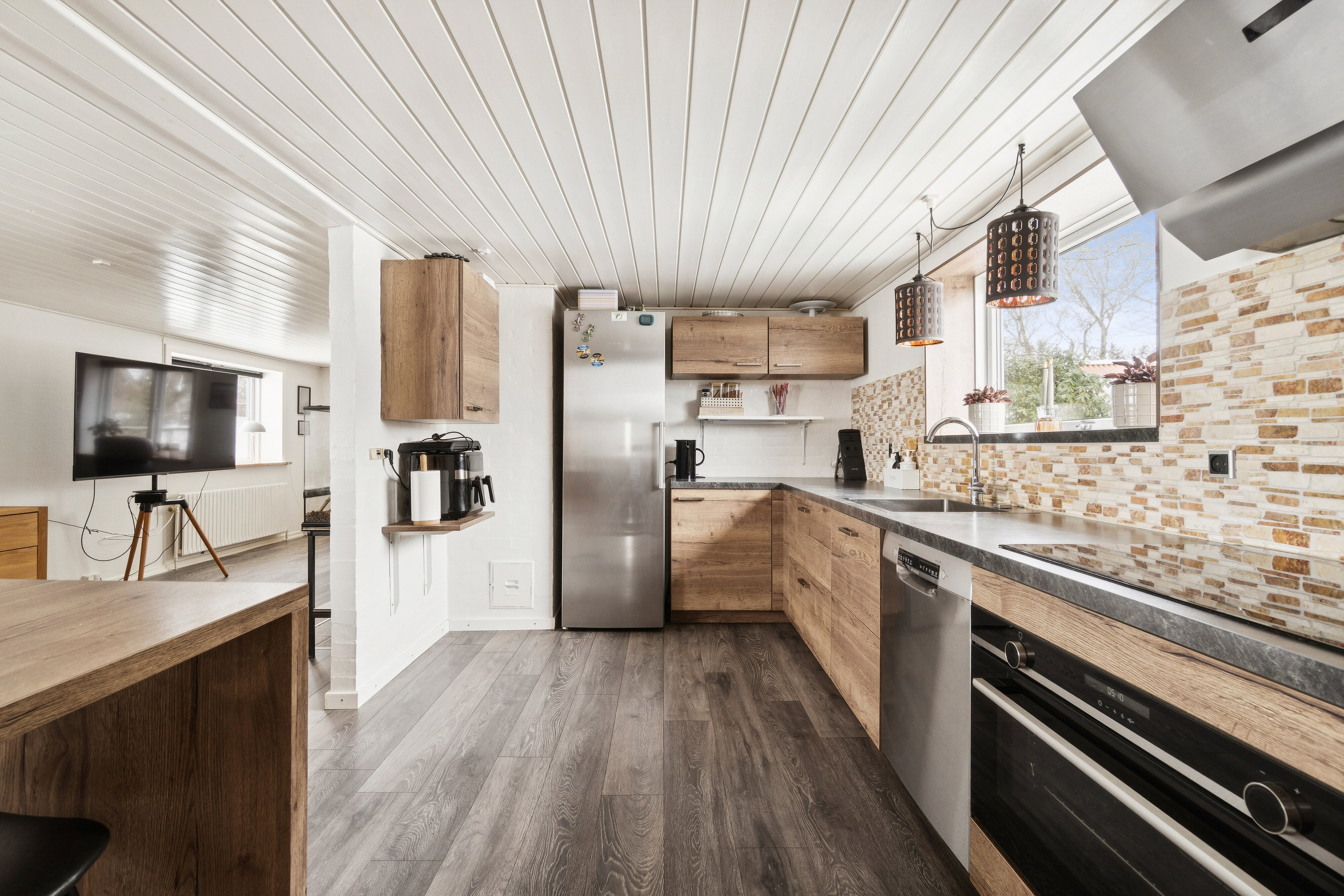 Fremhævet køkken billede i fuldskærmstilstand. Billede af Søndergade 56, 7760 Hurup Thy