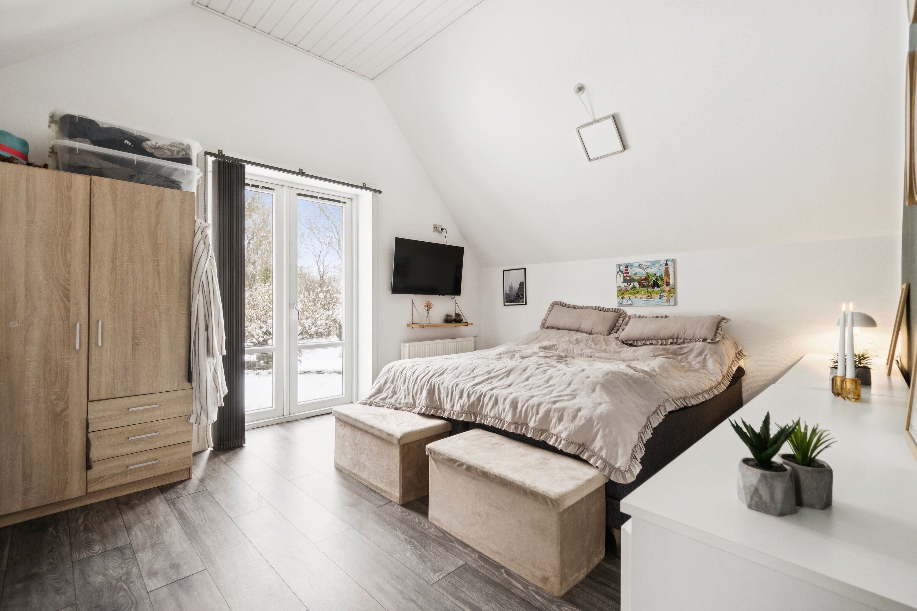 Fremhævet soveværelse billede i fuldskærmstilstand. Billede af Søndergade 56, 7760 Hurup Thy