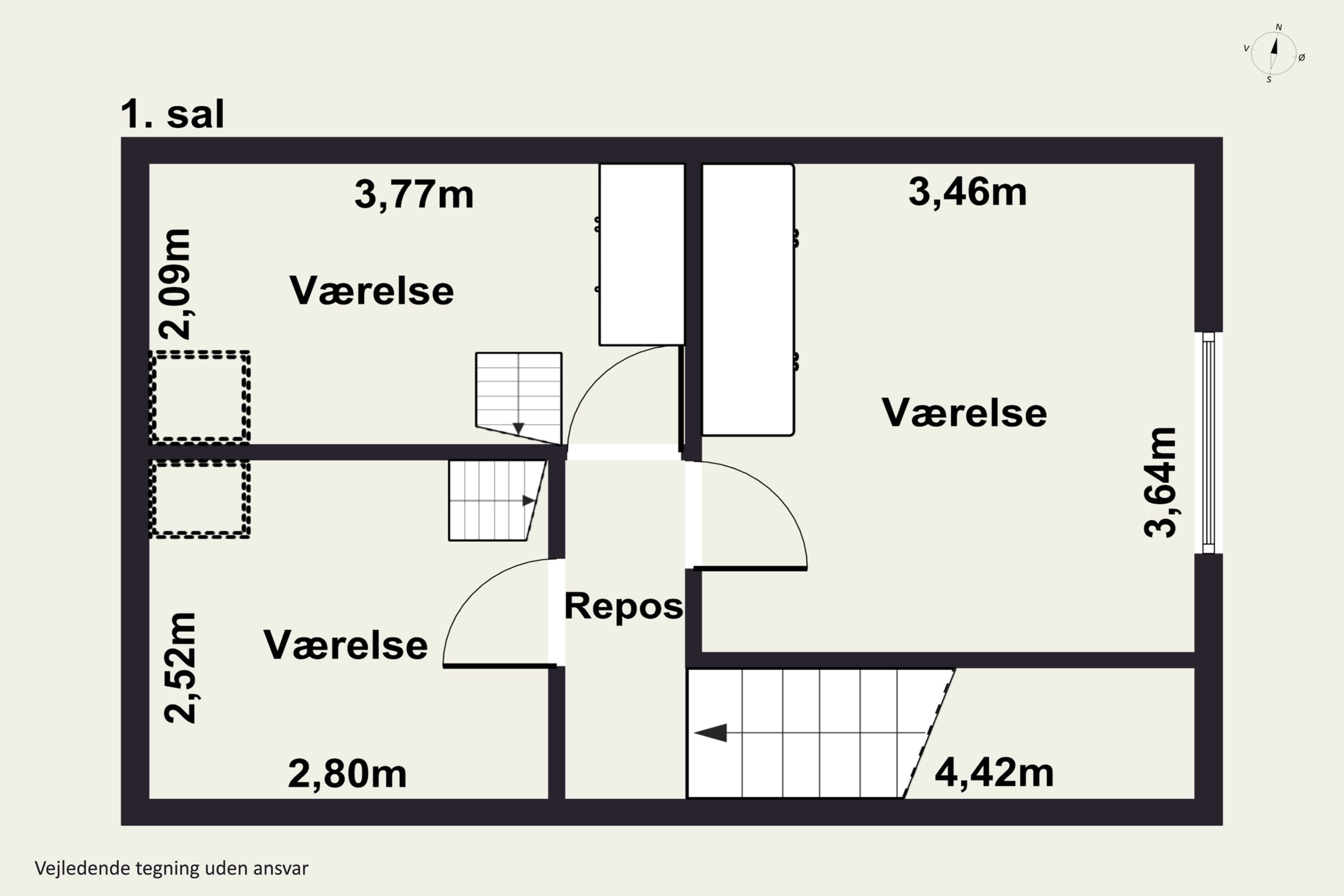 Plantegninger billede af Tårnvej 383B, 2610 Rødovre