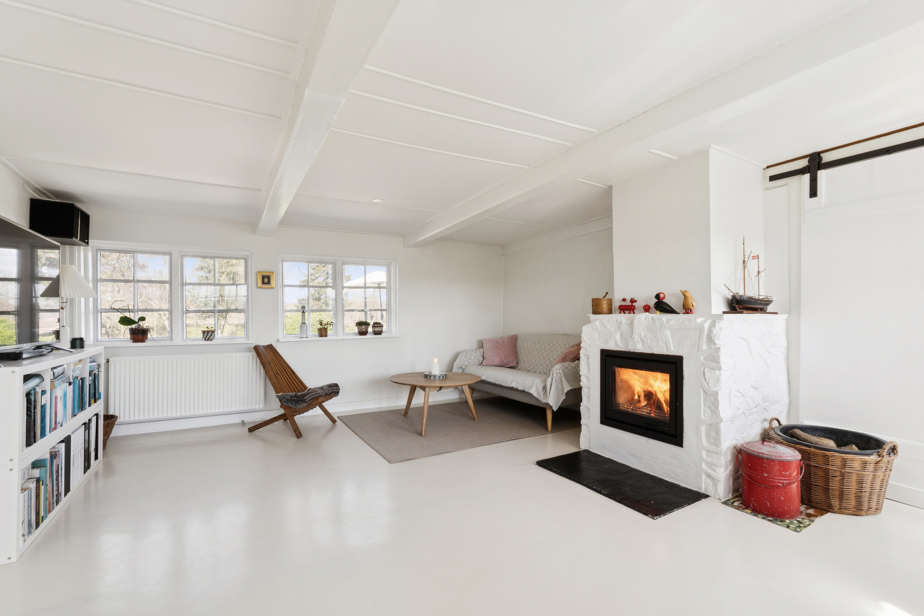 Fremhævet stue billede i fuldskærmstilstand. Billede af Lundbyvej 67, Tåsinge, 5700 Svendborg