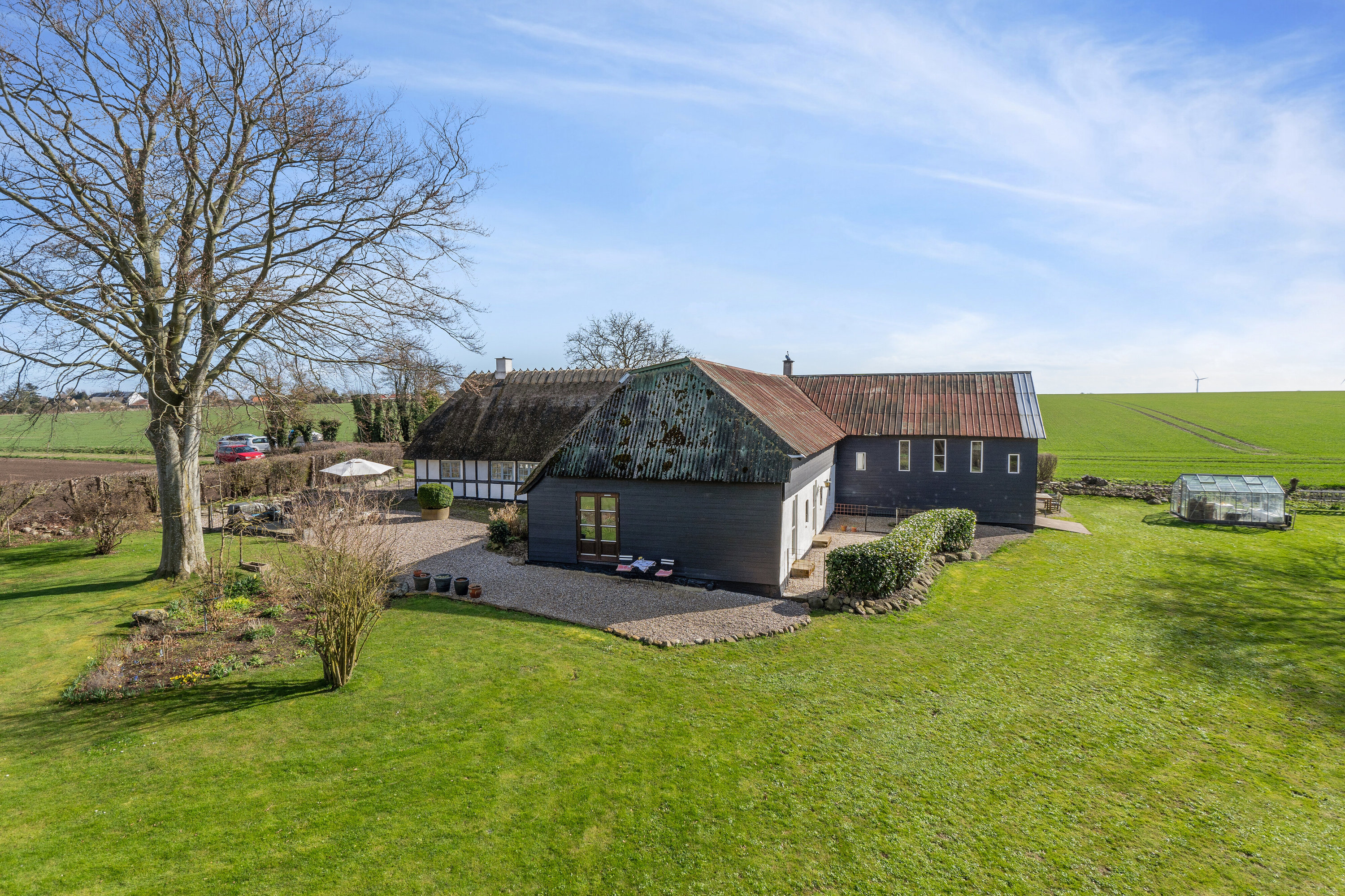 Fremhævet set fra haven billede i fuldskærmstilstand. Billede af Lundbyvej 67, Tåsinge, 5700 Svendborg